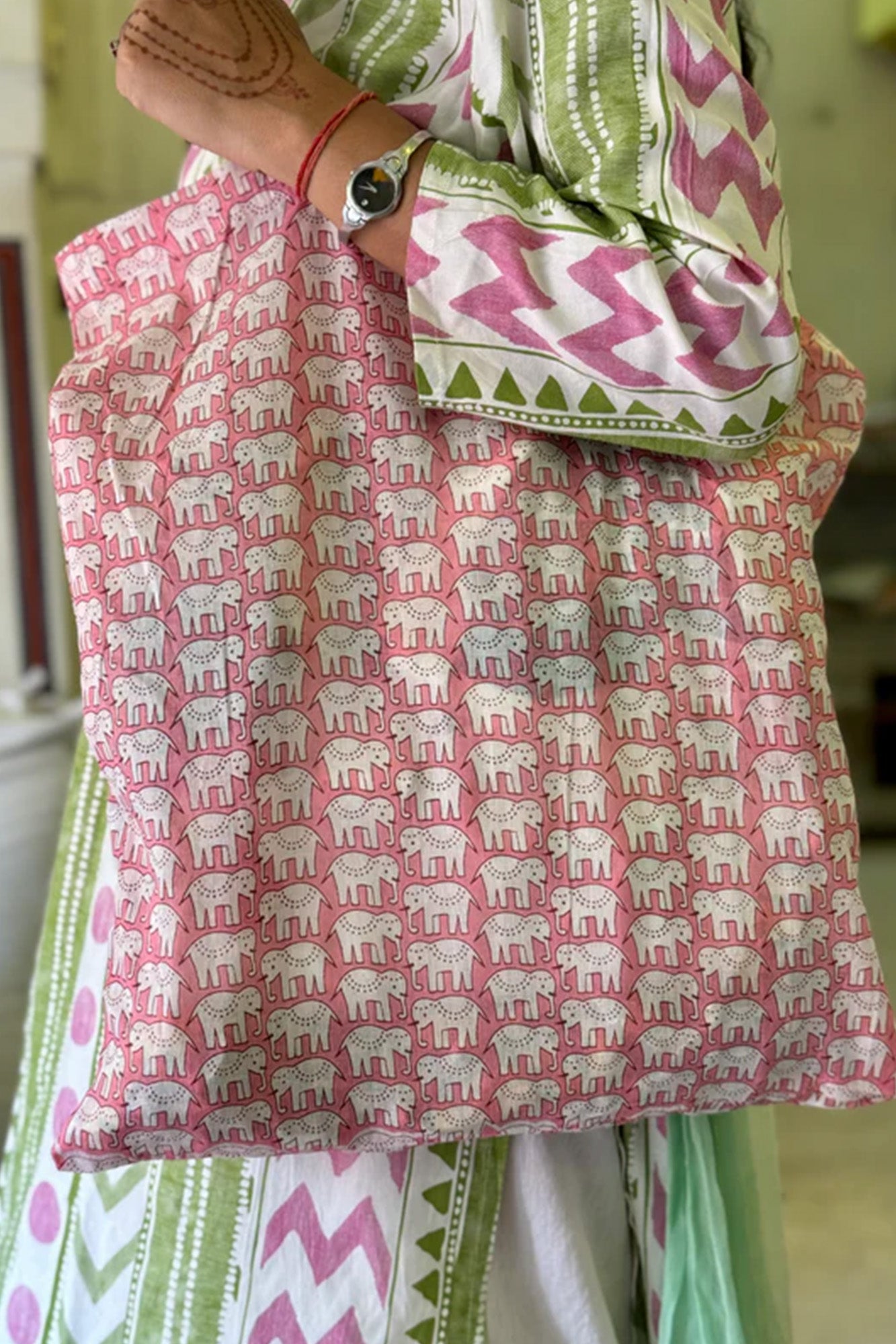 Pink Elephant Bag