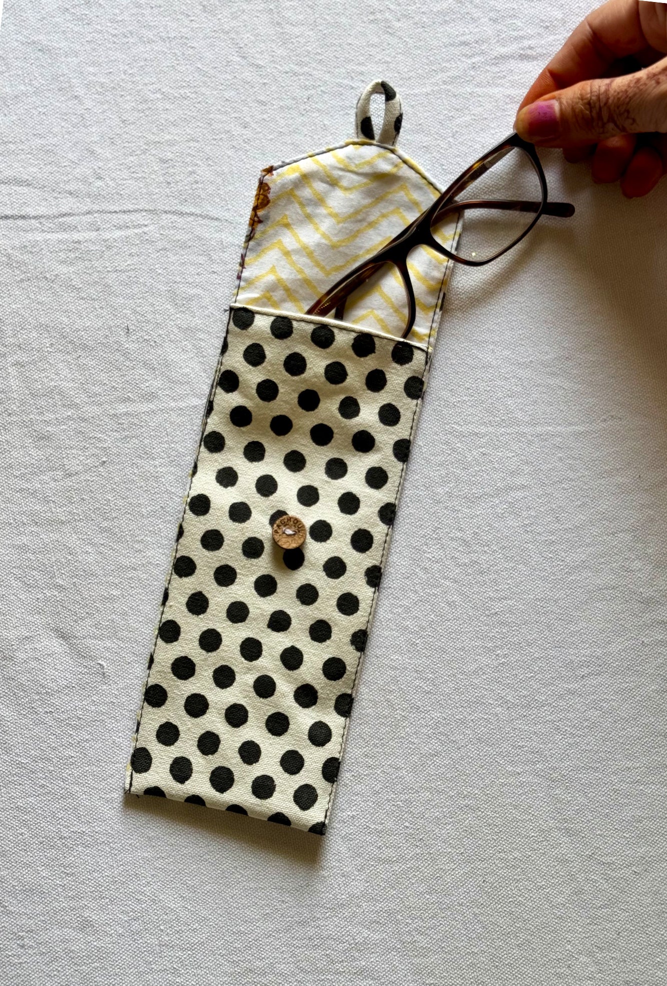Black Dots Specs Cover