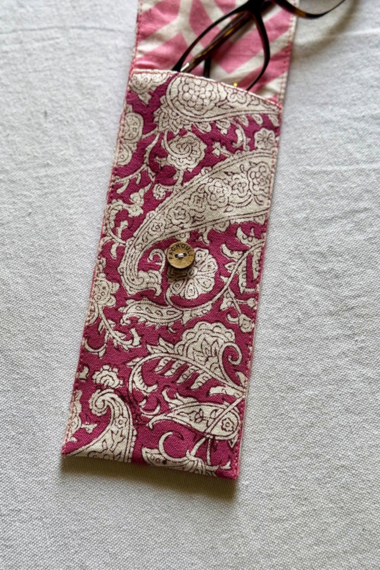 Pink Paisley Specs Cover