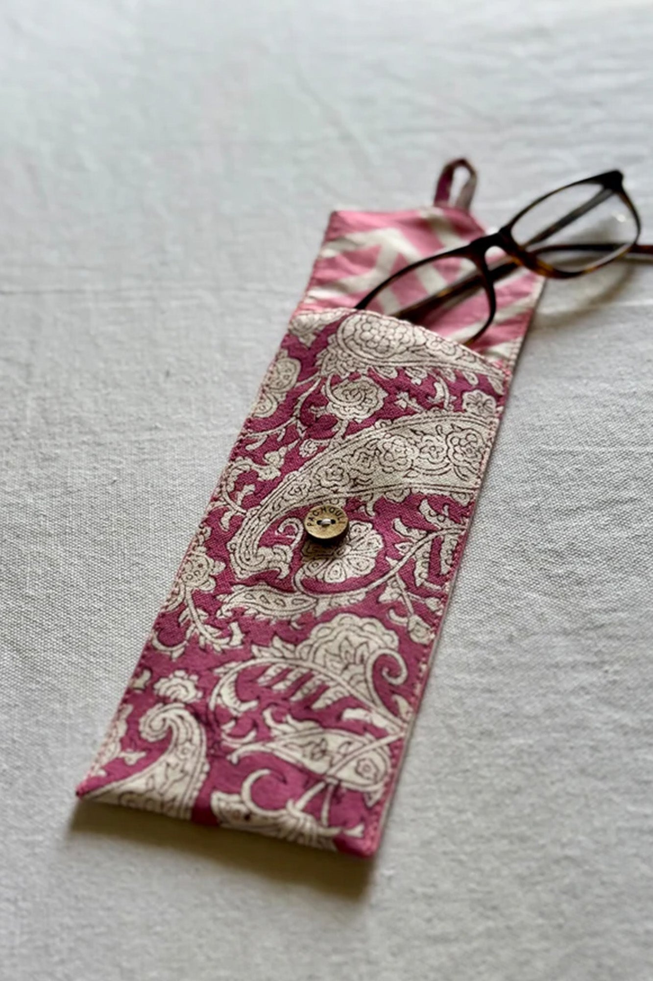 Pink Paisley Specs Cover