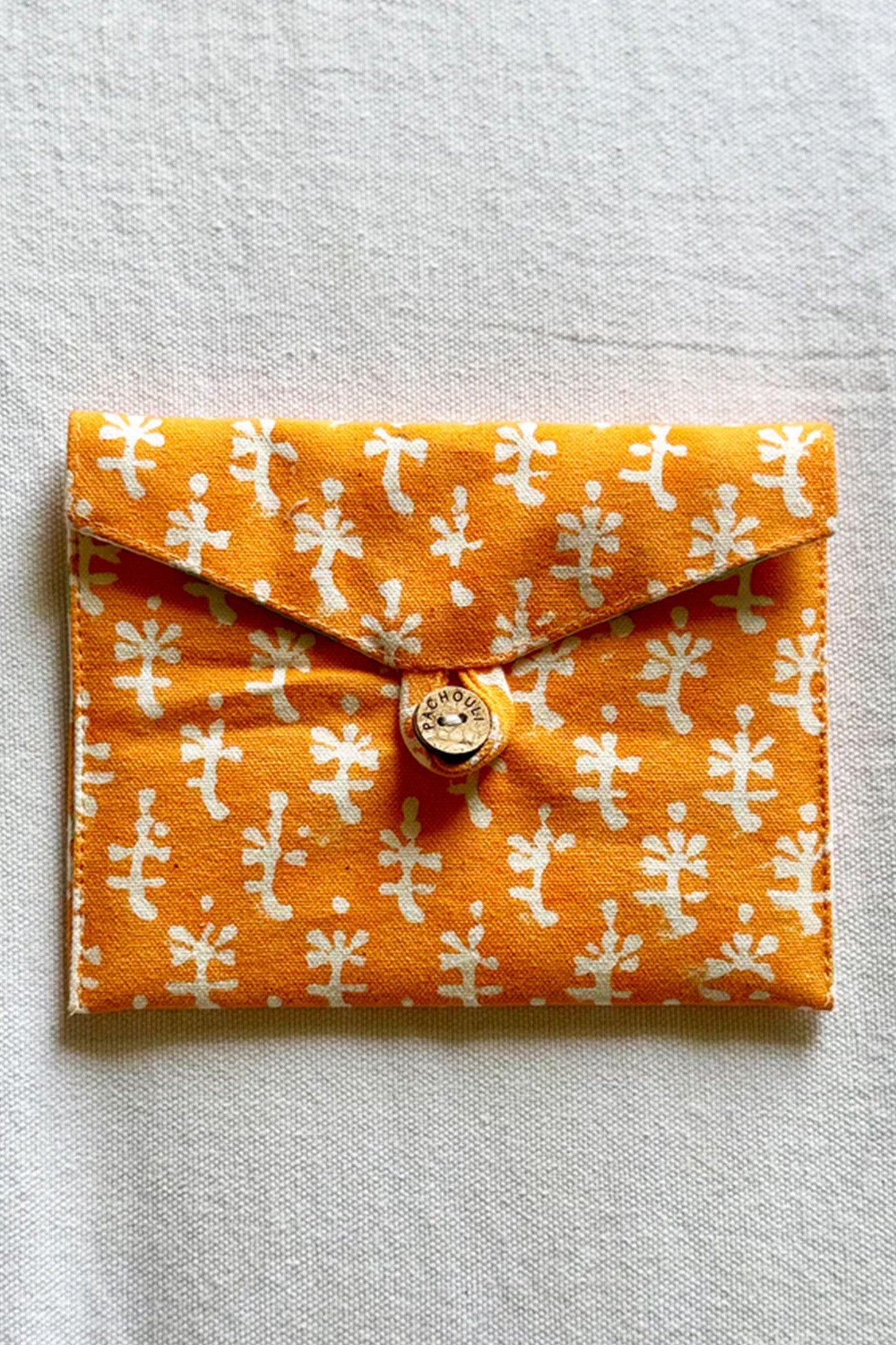 Tree of Life Orange Envelope Pouch