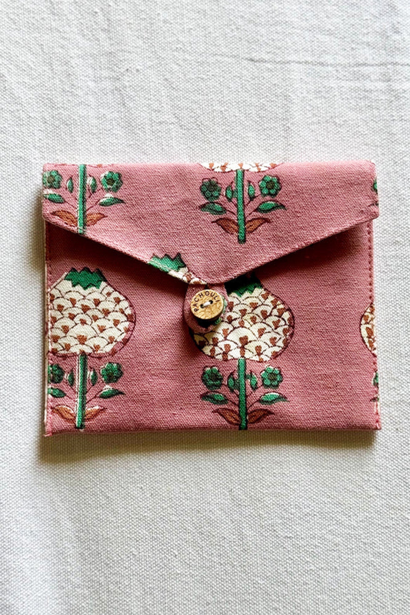 Mushroom Rust Envelope Pouch