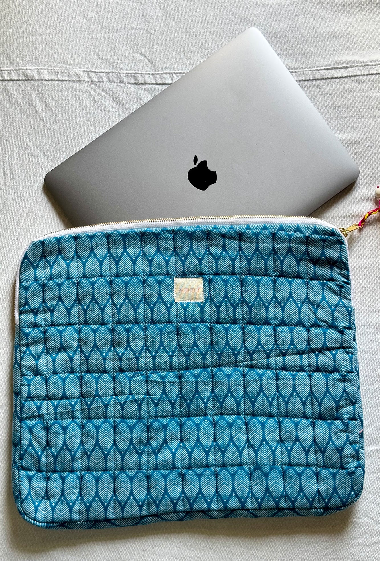 Leafage Blue Laptop Sleeve
