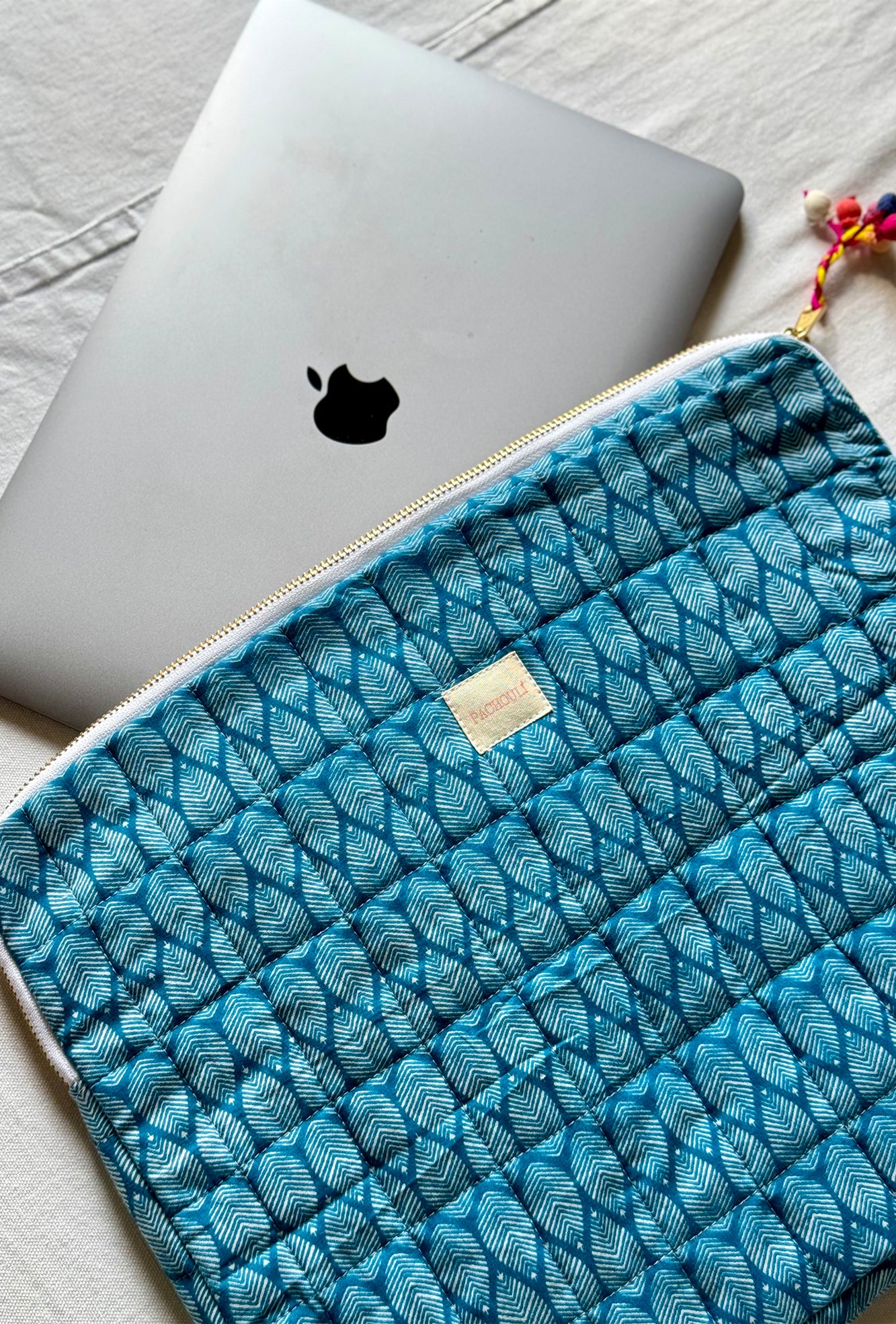 Leafage Blue Laptop Sleeve