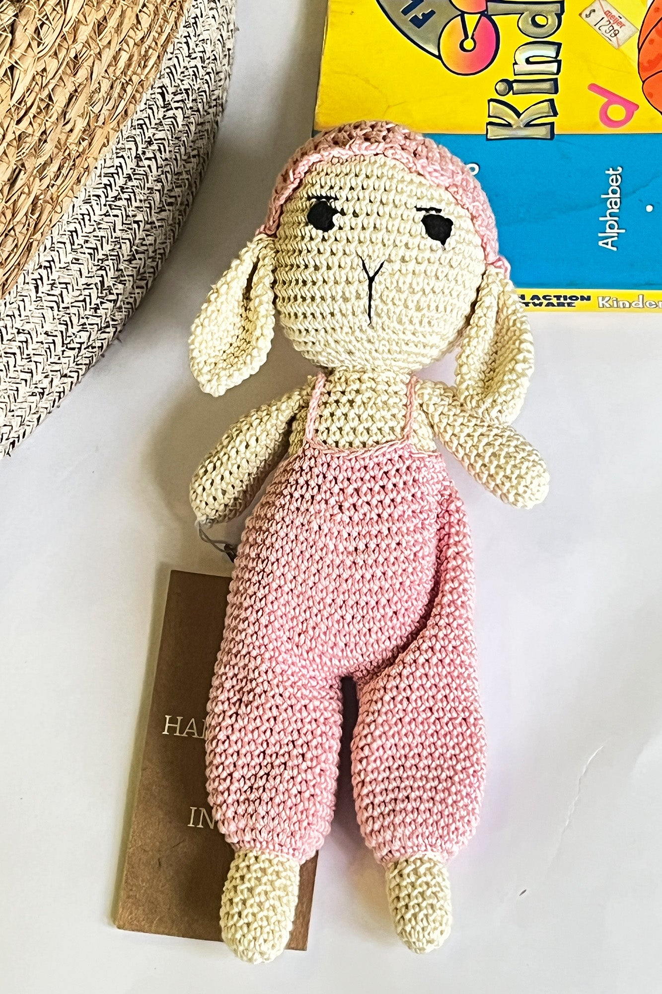 Pink Bunny With Jumsuit
