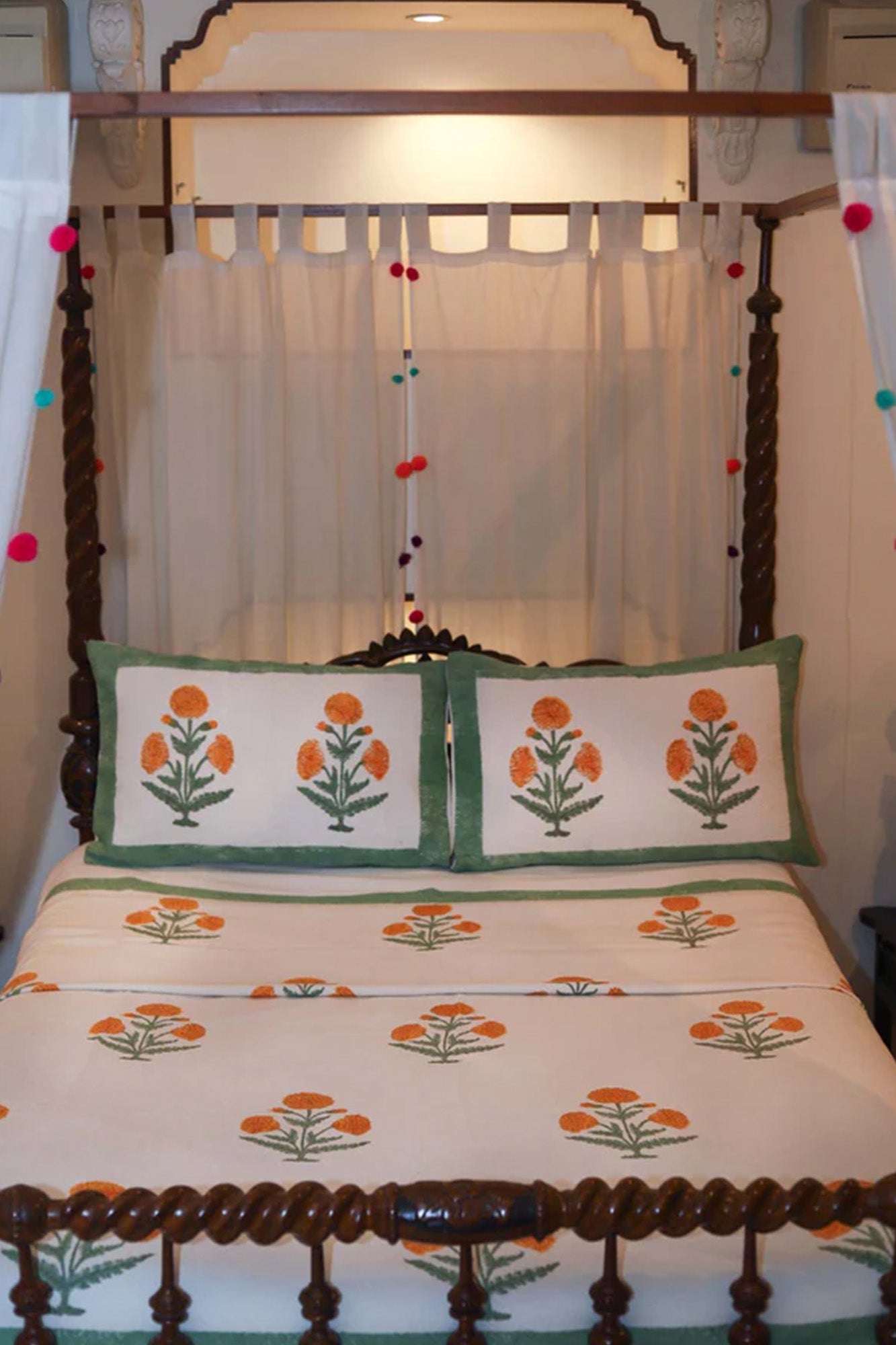 Marigold Yellow Bed Cover