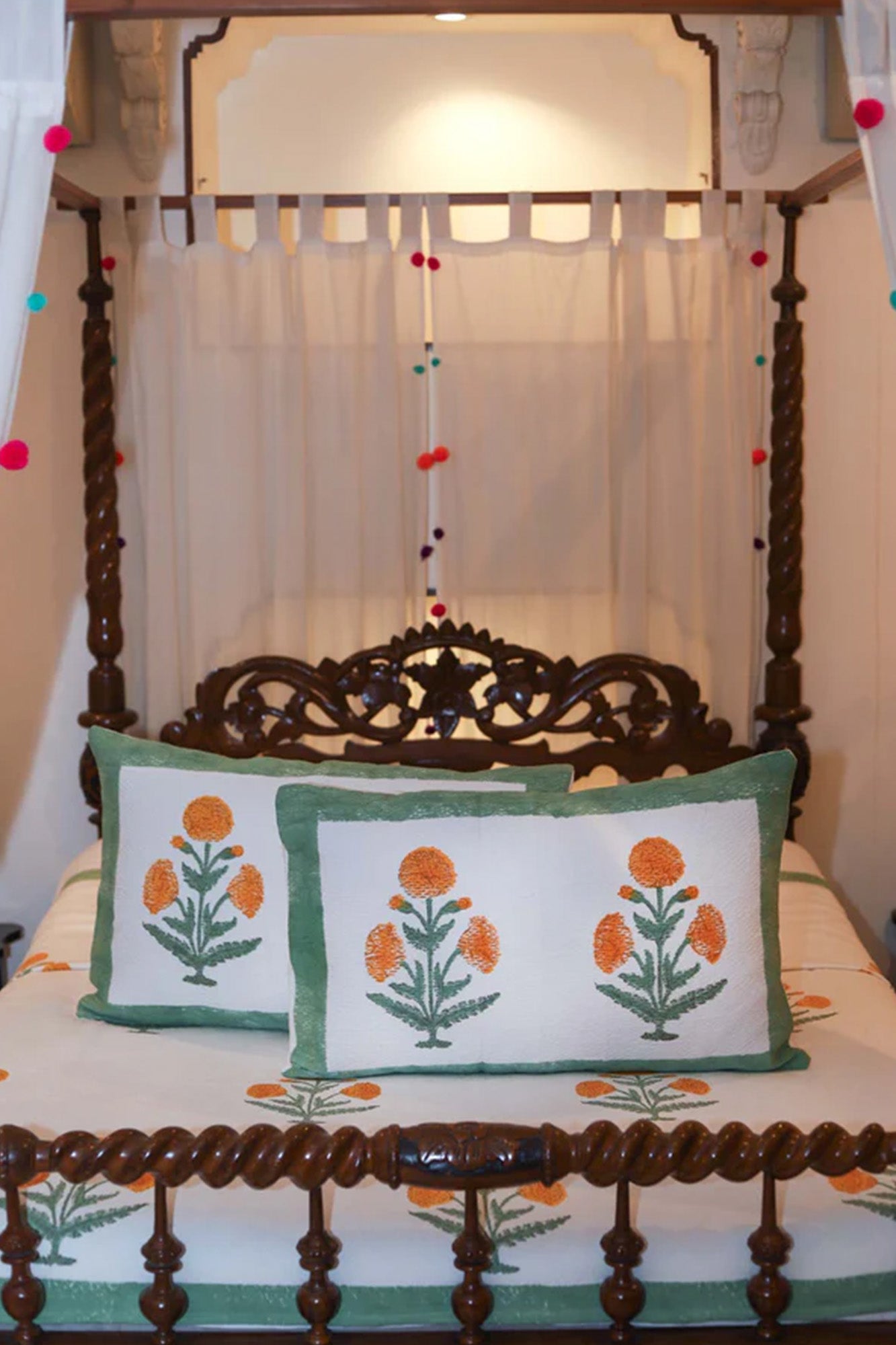 Marigold Yellow Bed Cover