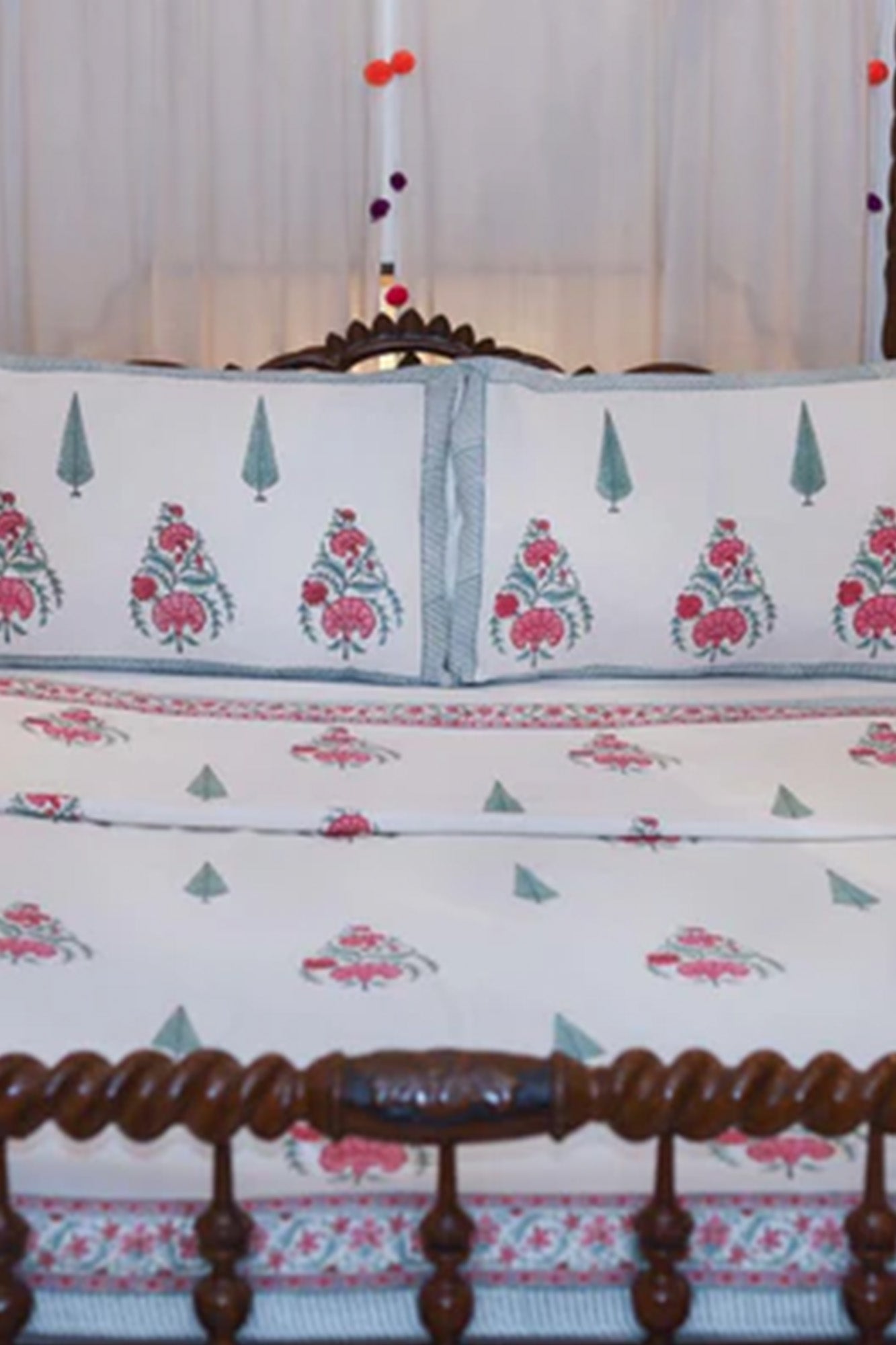 Cherry Blossom Bed Cover