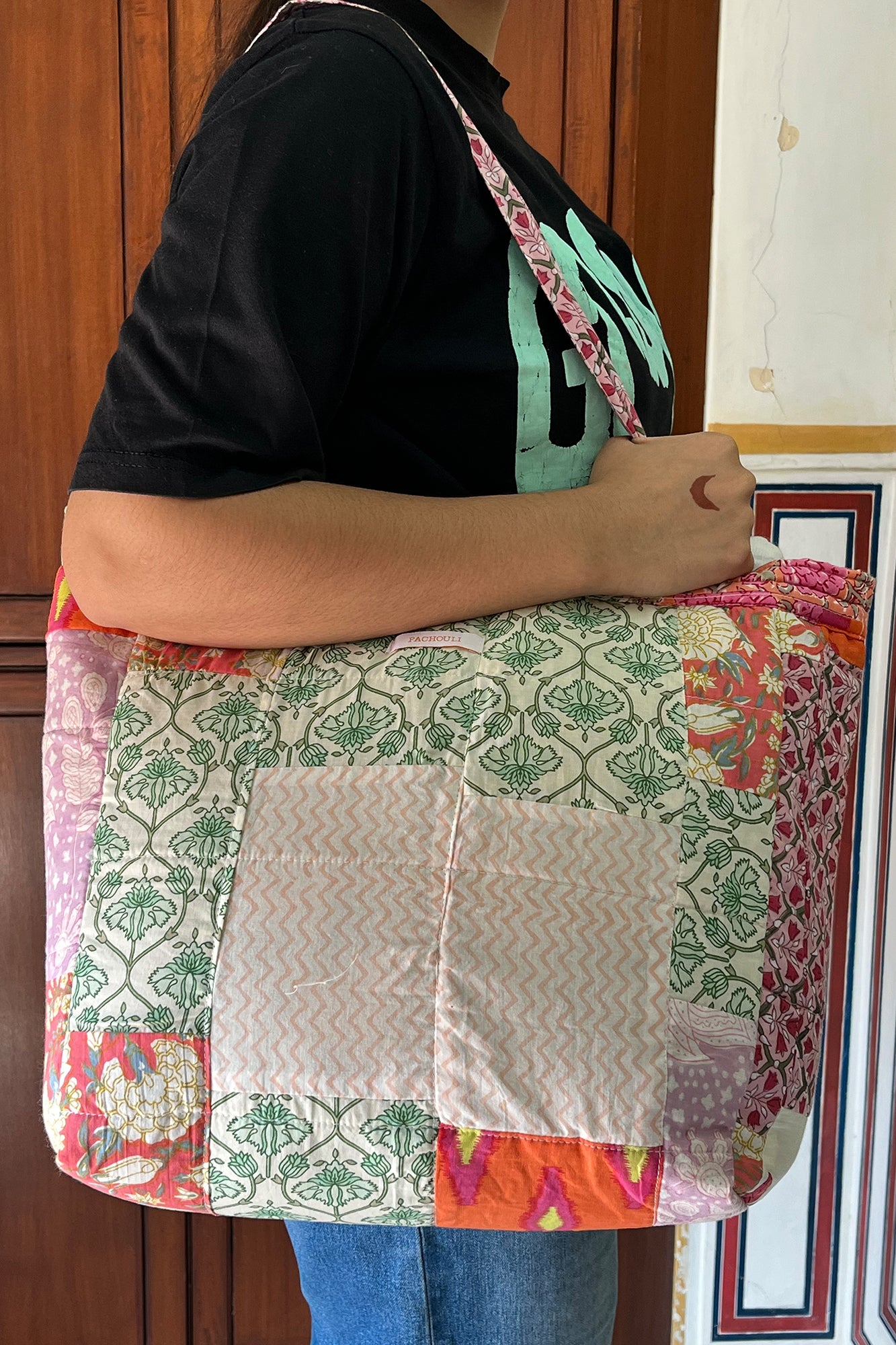 Patchwork Tote Bag