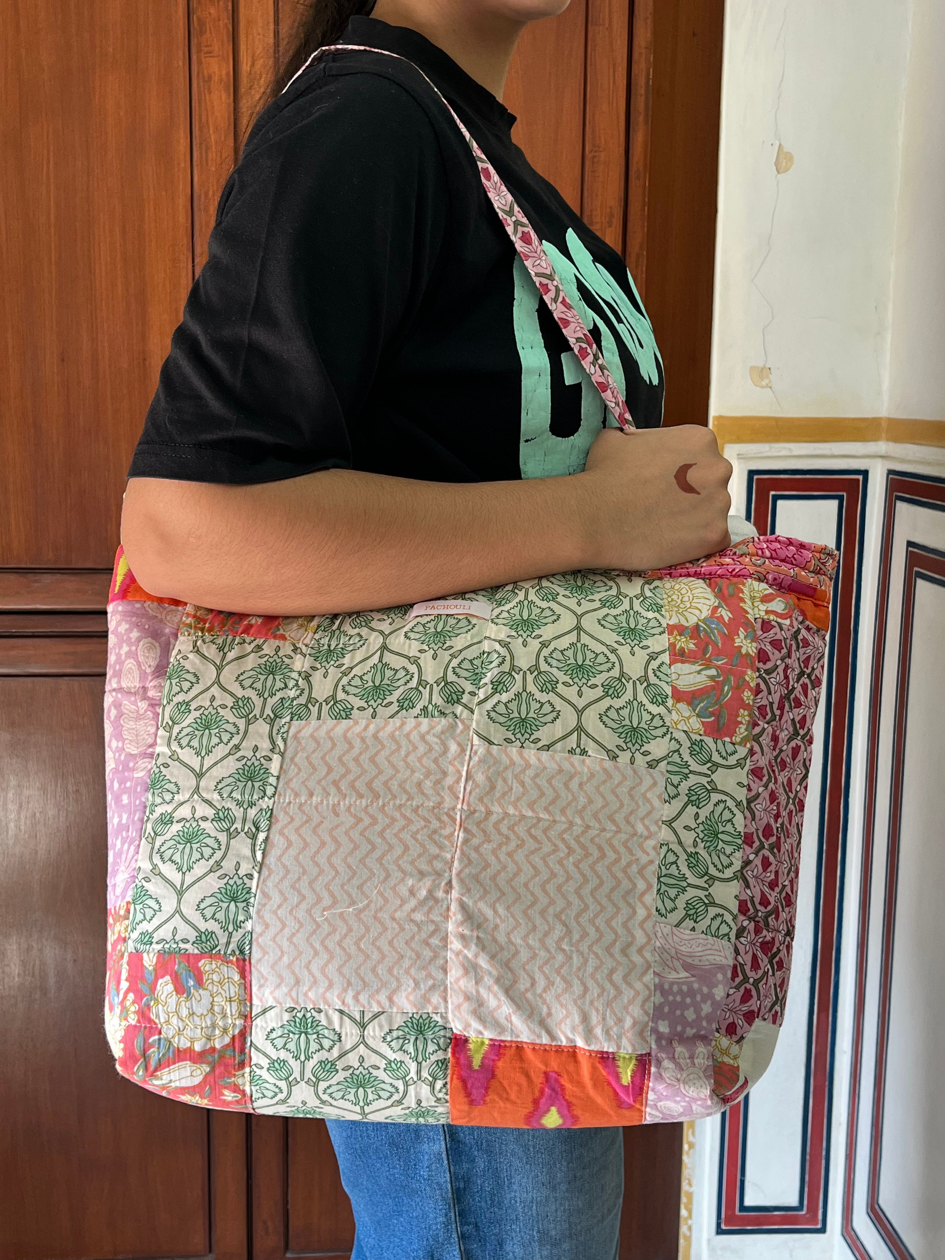 Patchwork Tote Bag