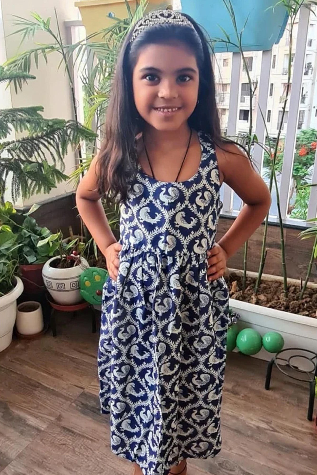 Frock Girl Bobin Indigo