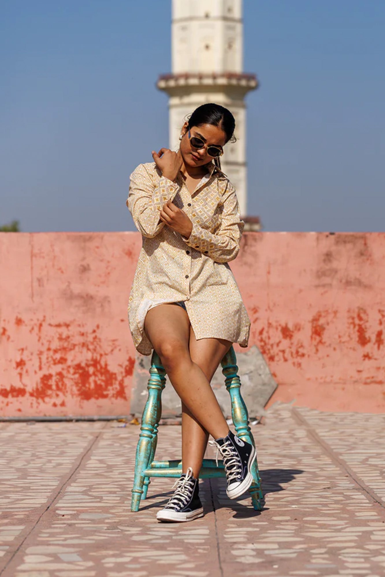 Maati Mehrab Booti Long Shirt