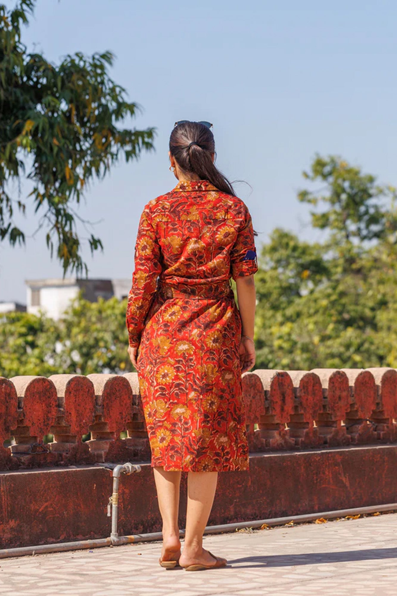 Maati Kalamkari Shirt Dress