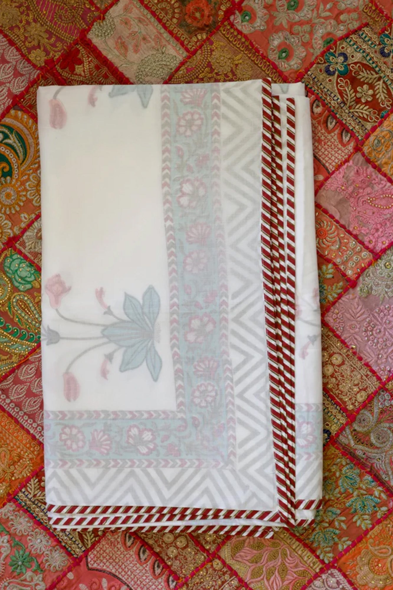 Dohar 3D Block Printed