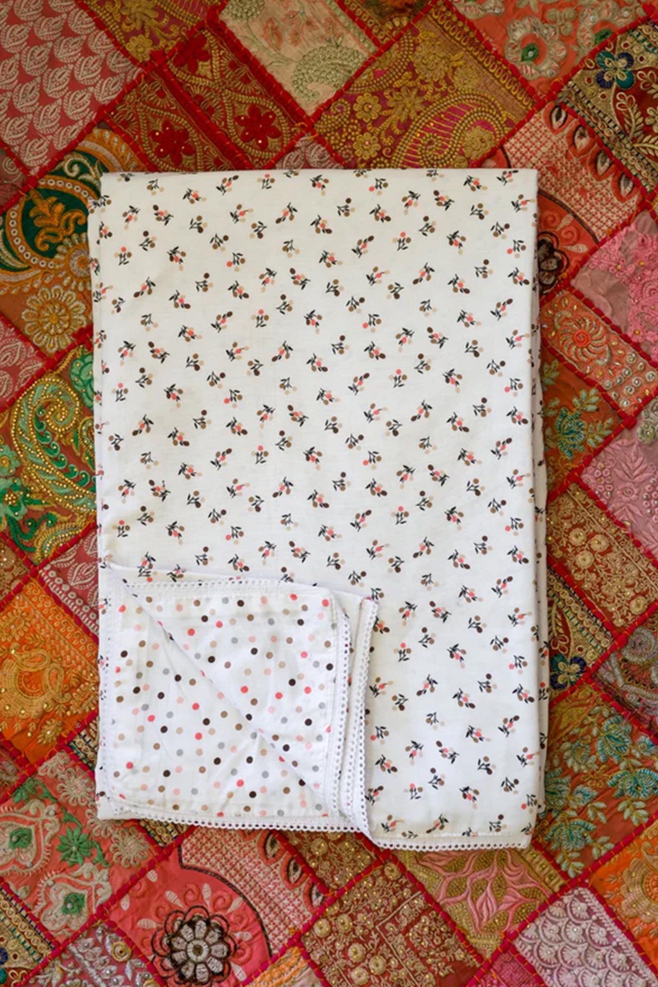 Dohar Crochet Set of 2 Cherry Blossom