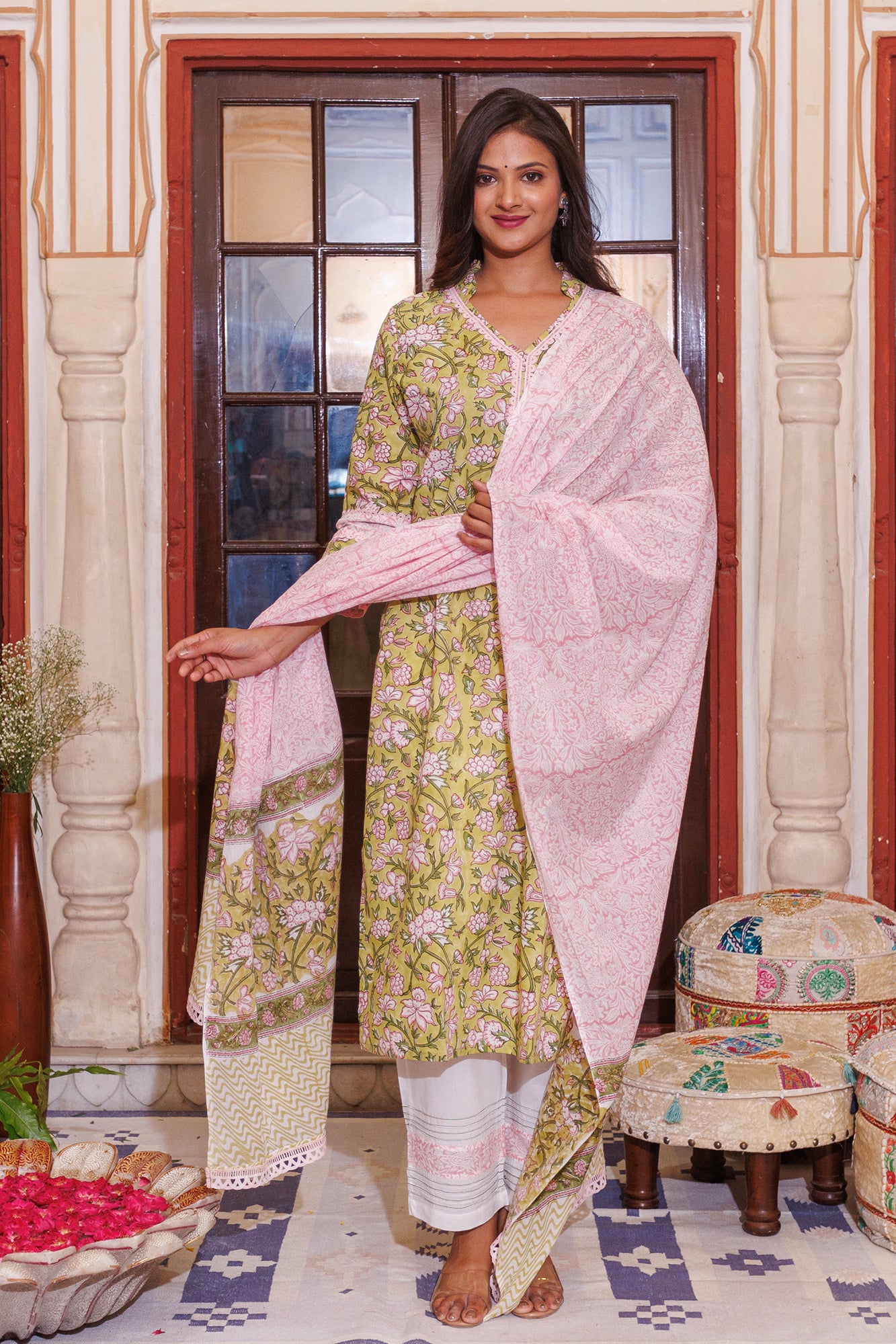 Pink Lilly Suit Set of 3
