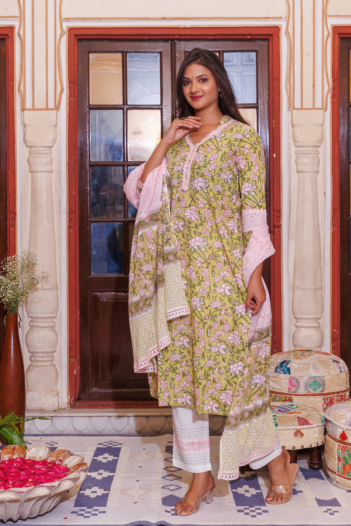 Pink Lilly Suit Set of 3
