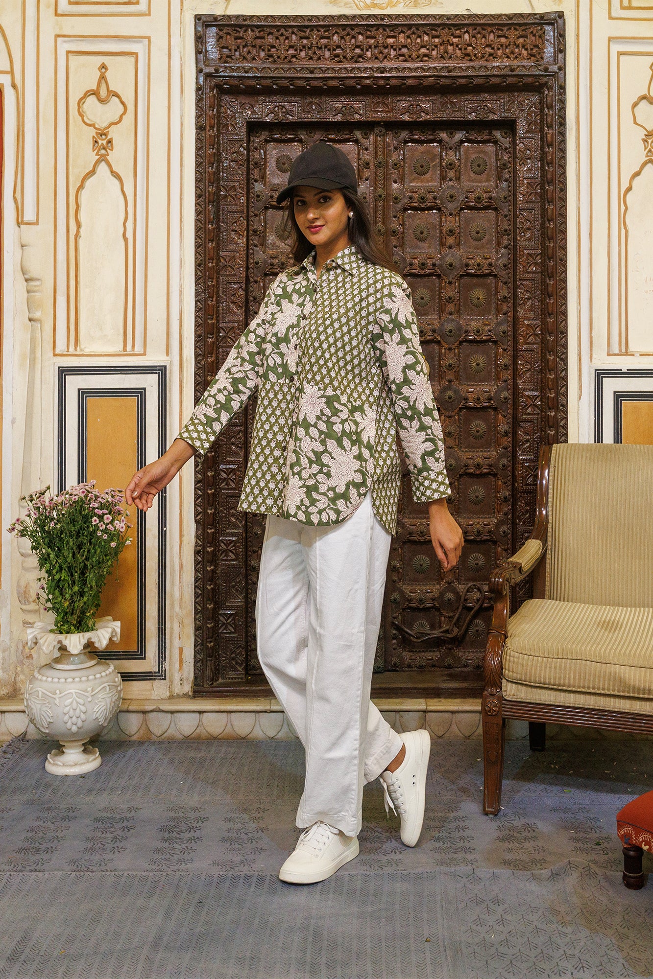 Gardenia Patch Shirt