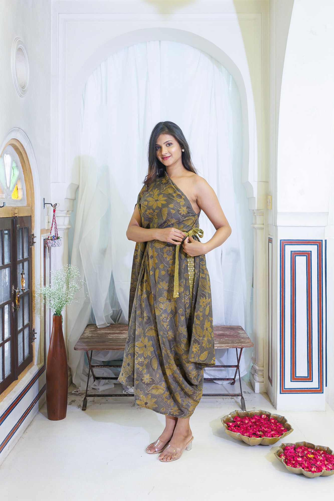 Night Fall Silk Dress