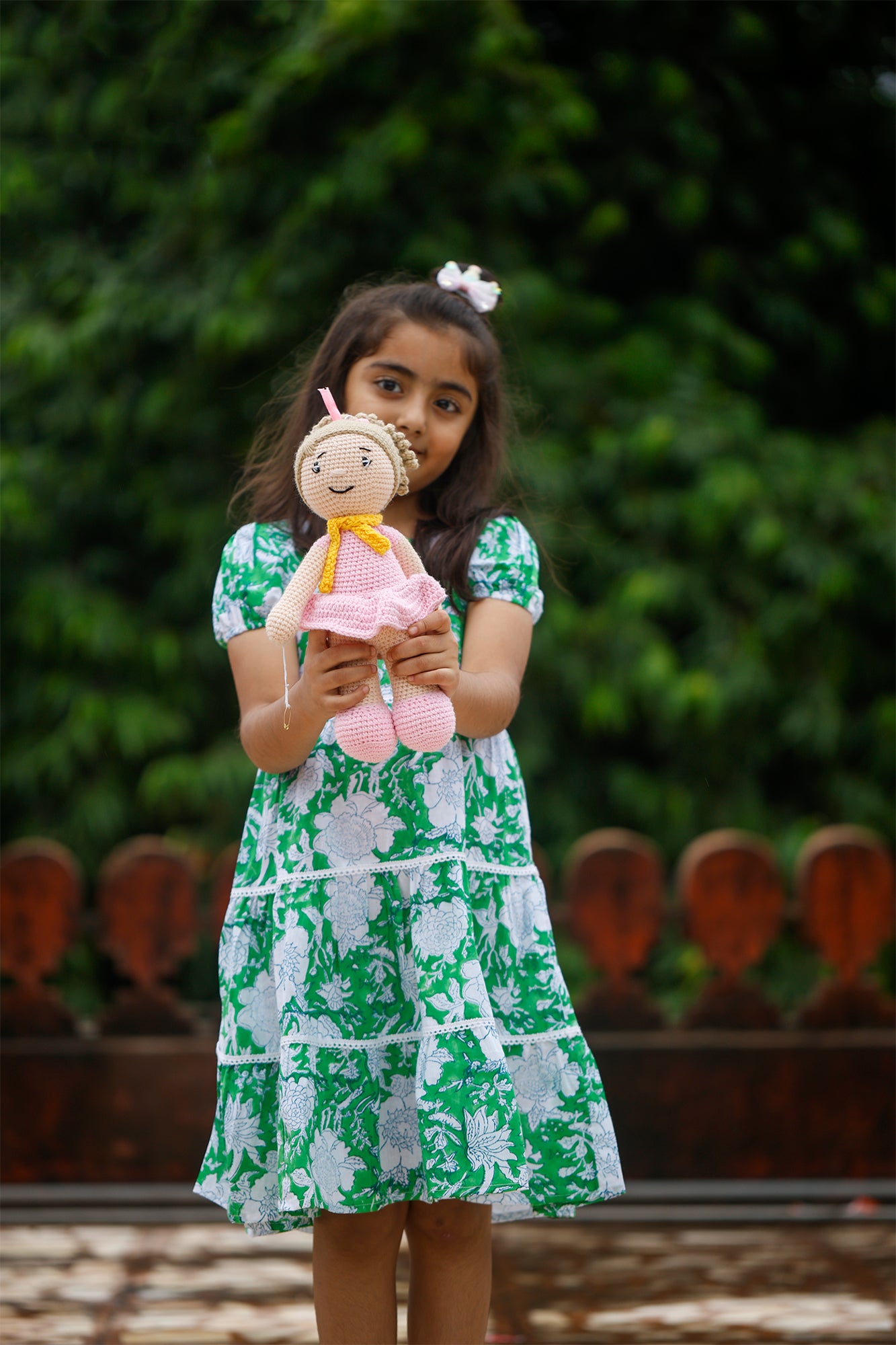 Green Jaal Frock
