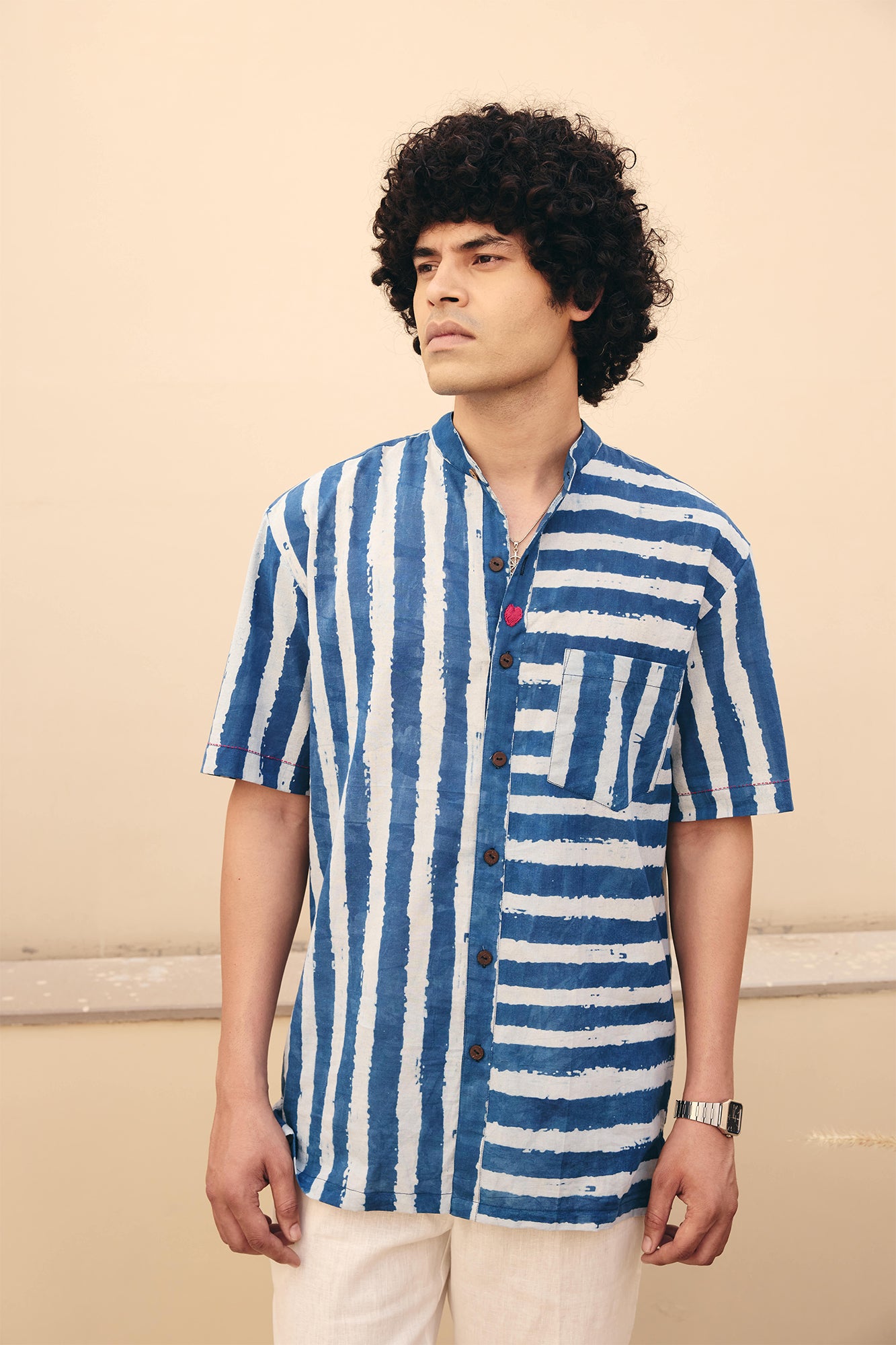 Indigo Drift Half Sleeve Shirt