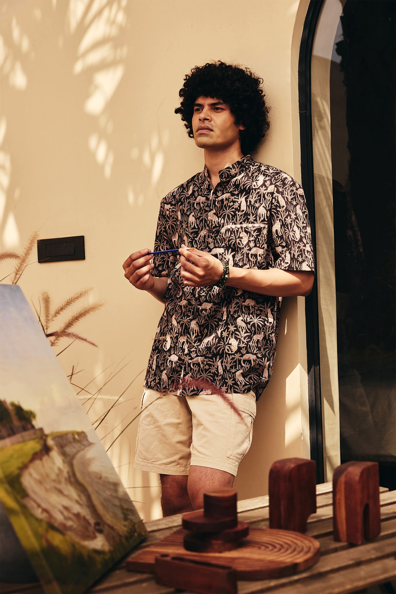 Heritage Hunt Black Half Sleeve Shirt