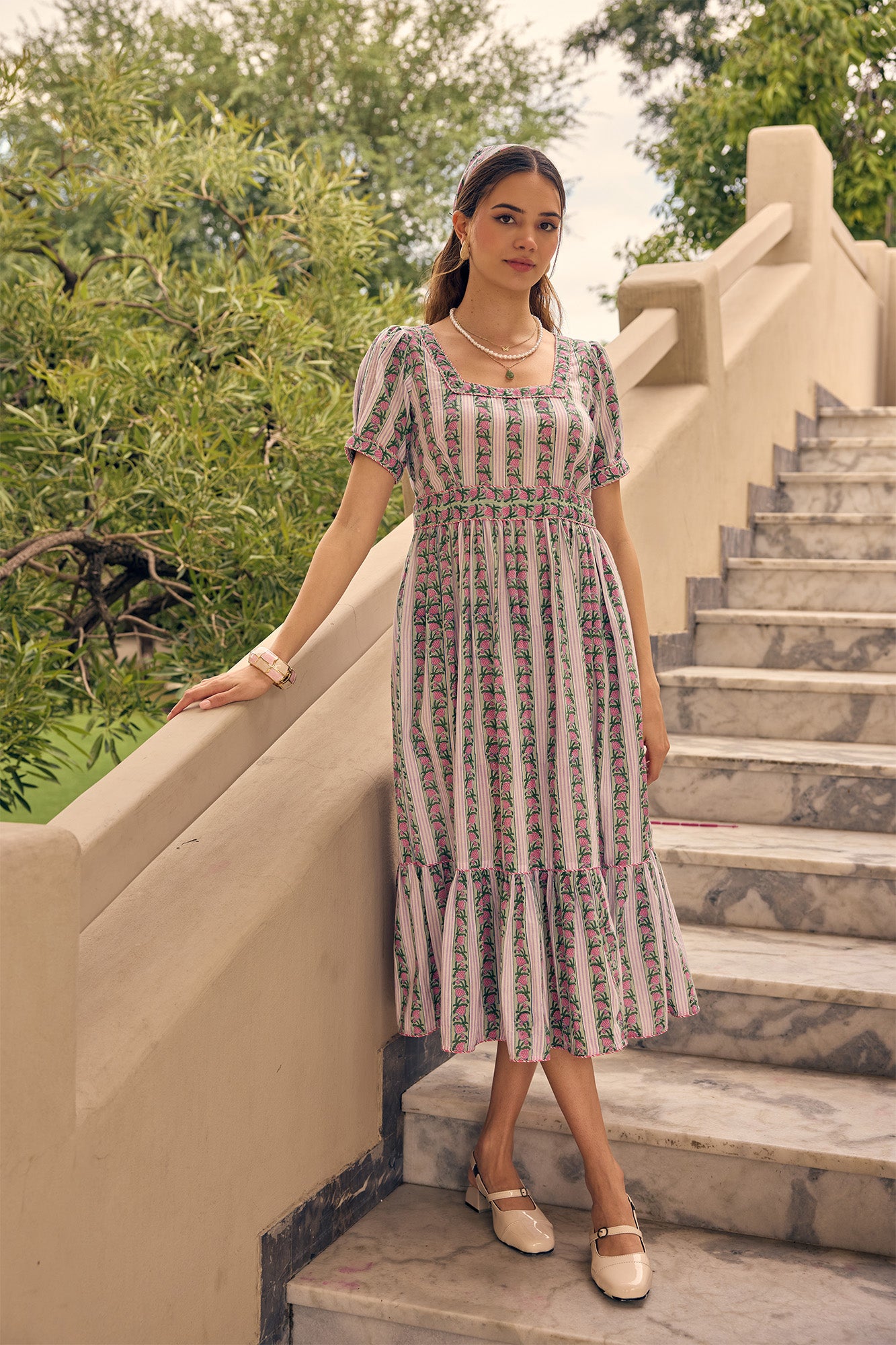 Roma Frill Dress