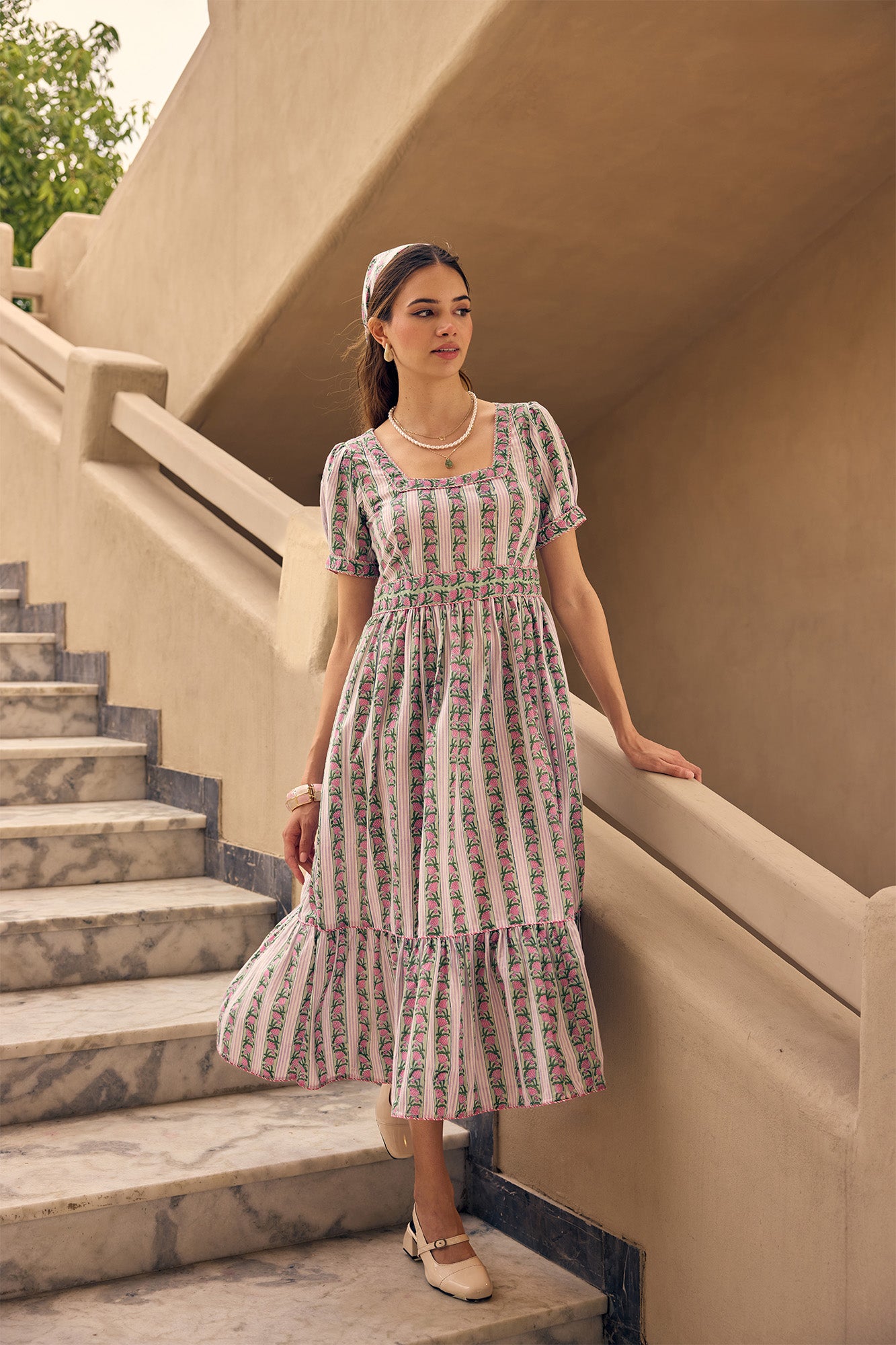 Roma Frill Dress