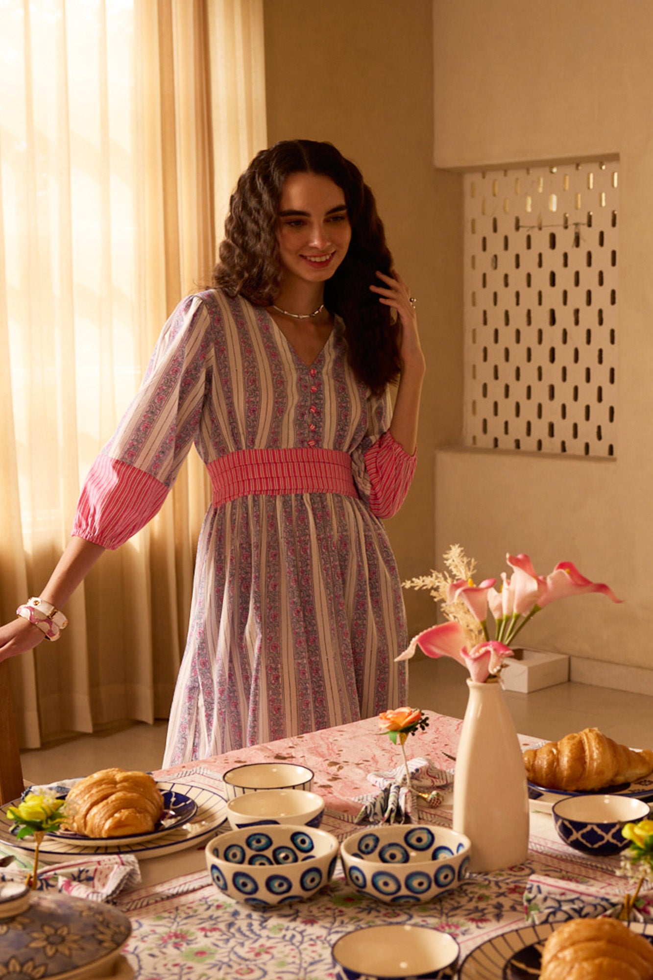 Roma Tuck Dress