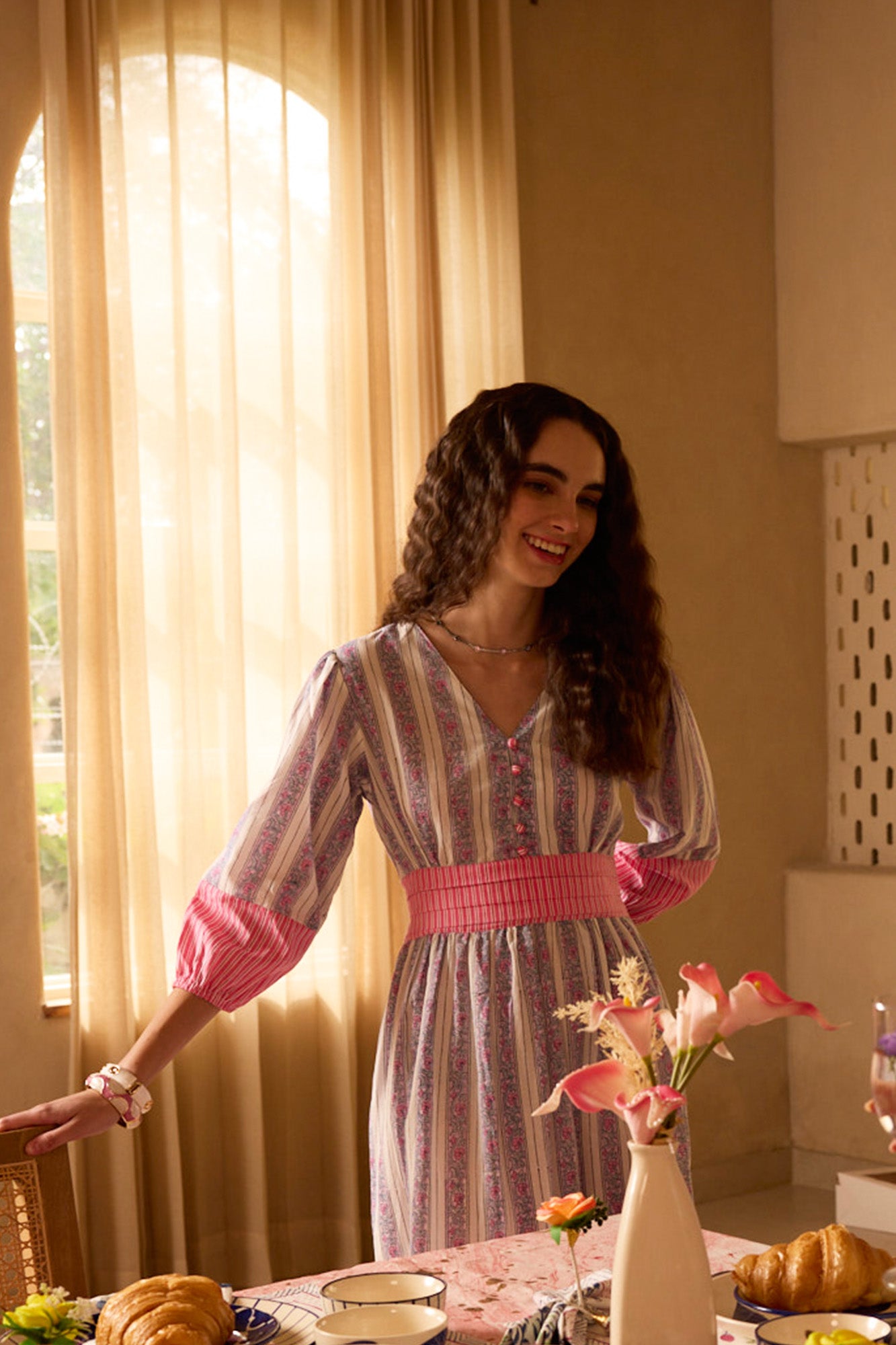 Roma Tuck Dress