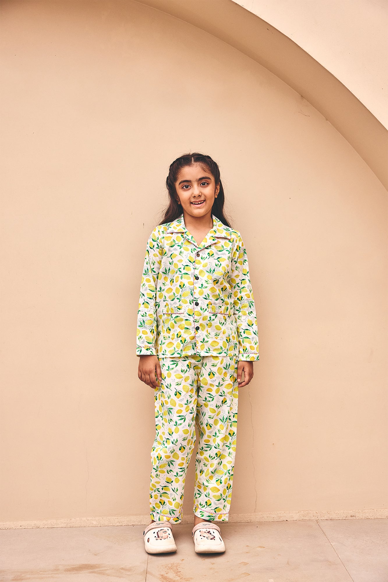 Lemon Garden Kids Night Suit