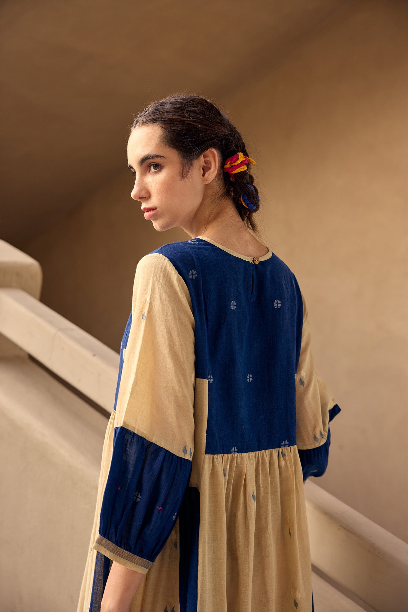 Sukoon Indigo Saanjh Dress