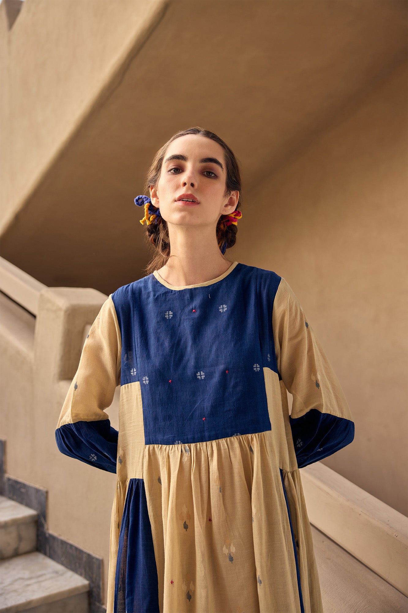 Sukoon Indigo Saanjh Dress