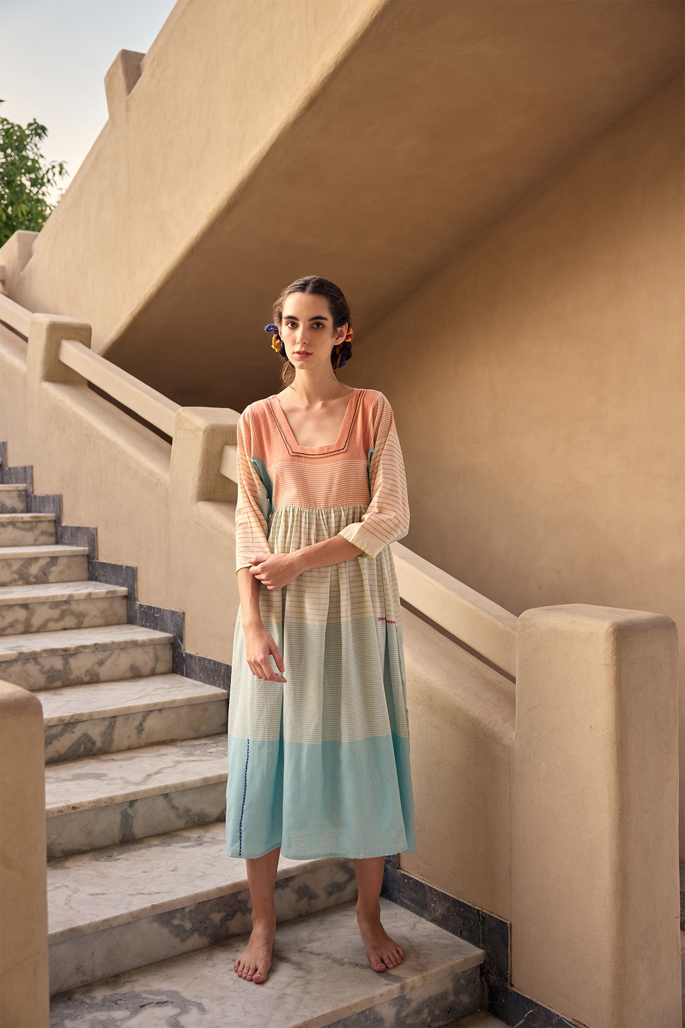 Nomad Still Lines Dress