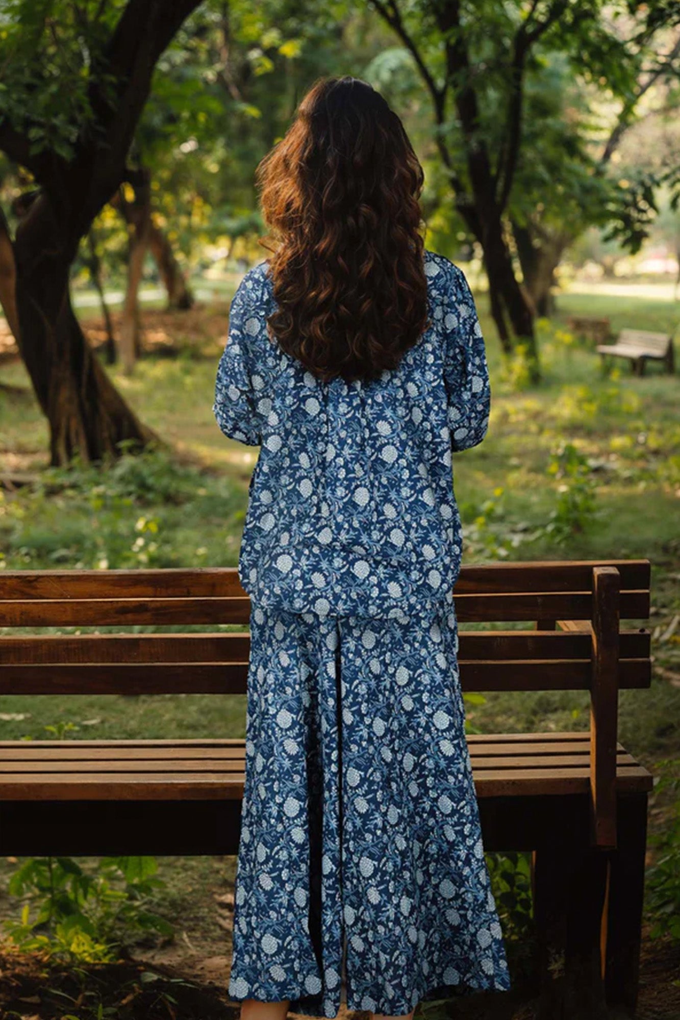 The Indigo Bloom Coord Set