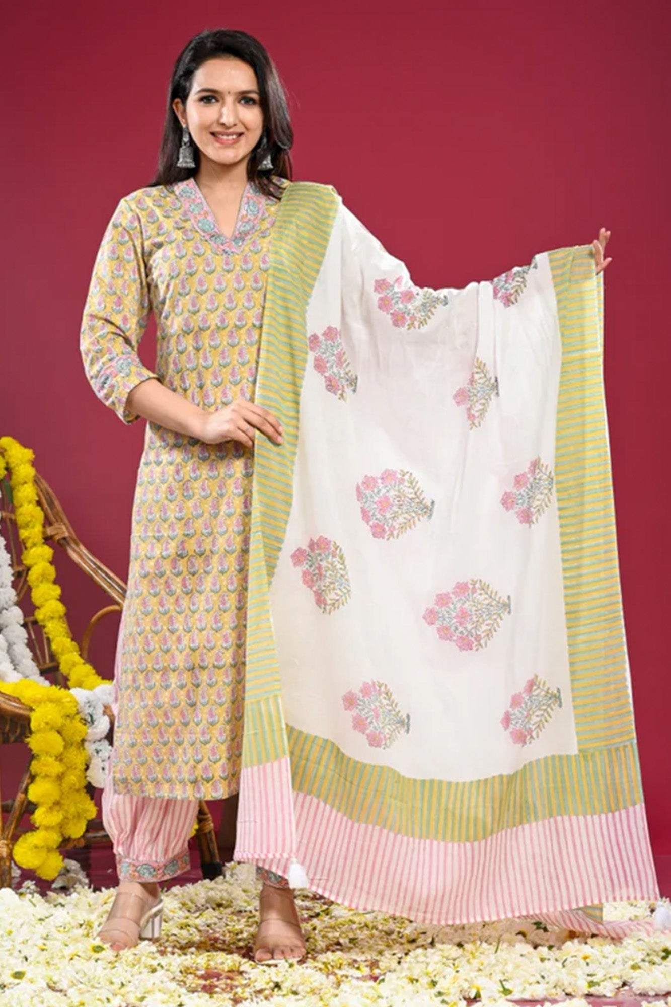 Suit Set Womens Dil E-Bahar S/3