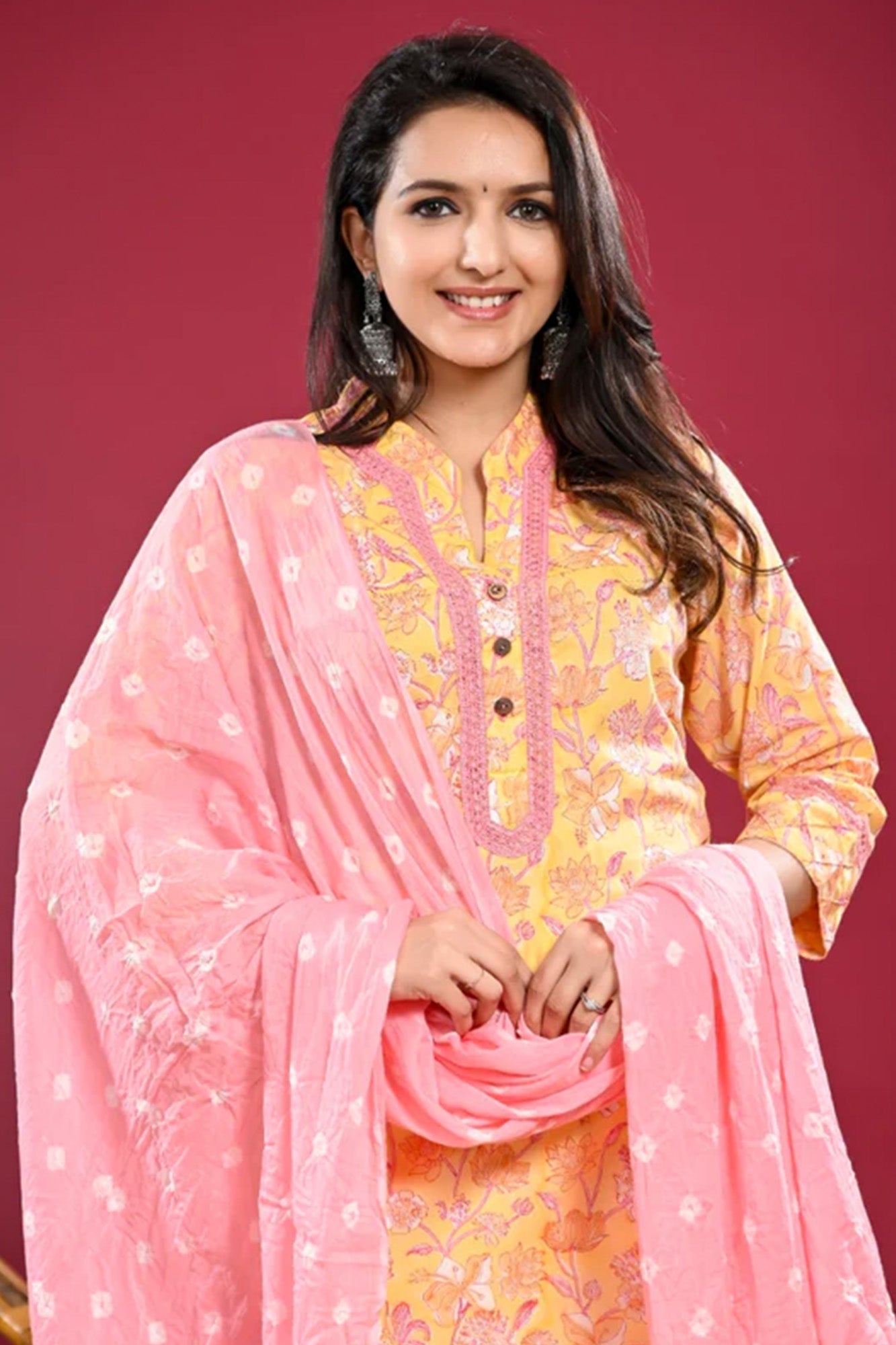 Suit Set Women Dil E-Bahar Peach S/3