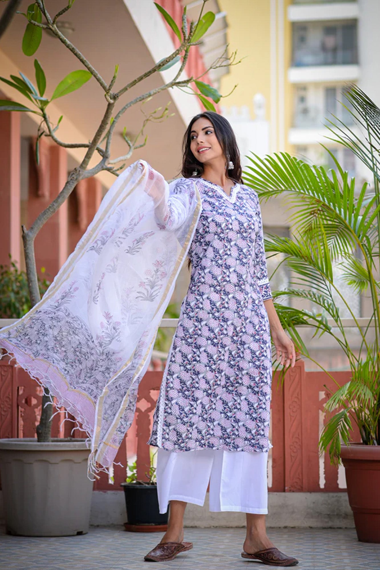 Suit Set of 3 Women Marigold Grey