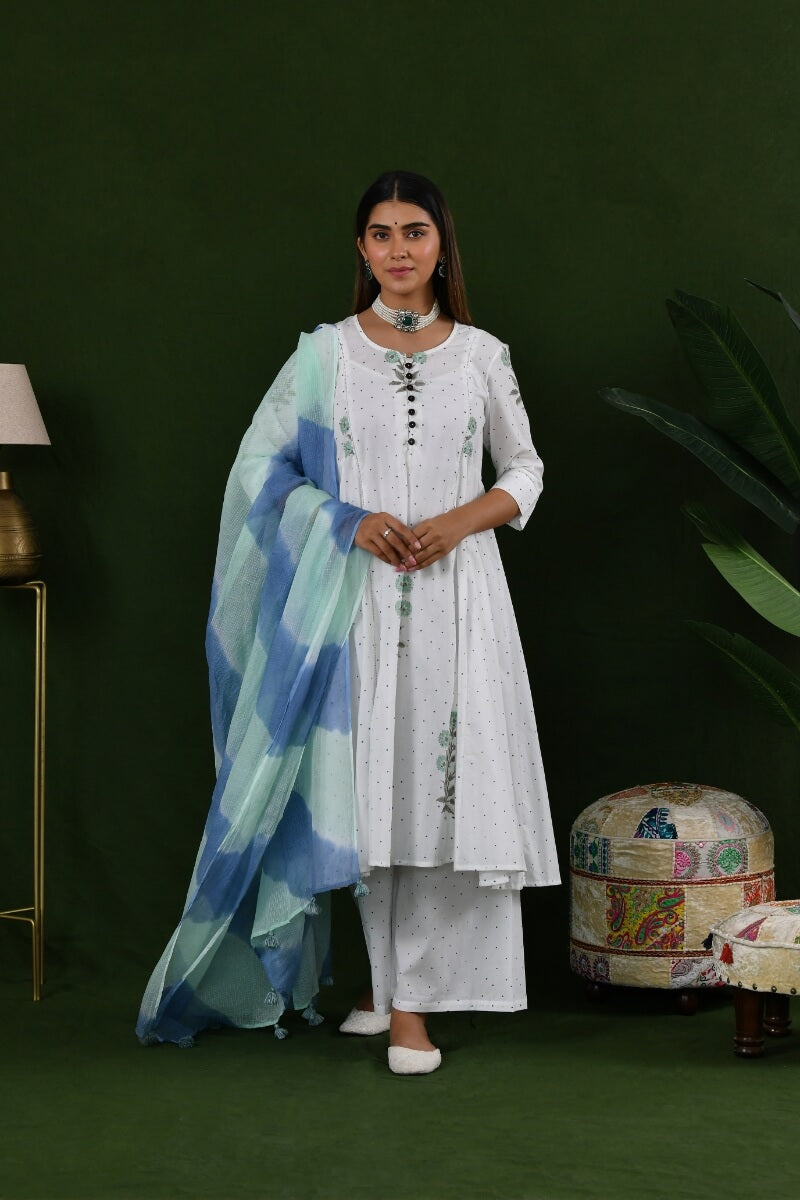 Kurta Side Kali White Set of 3