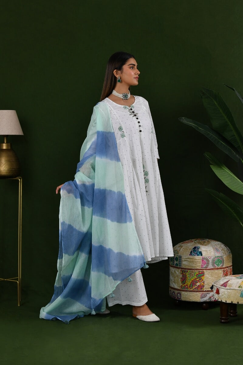 Kurta Side Kali White Set of 3
