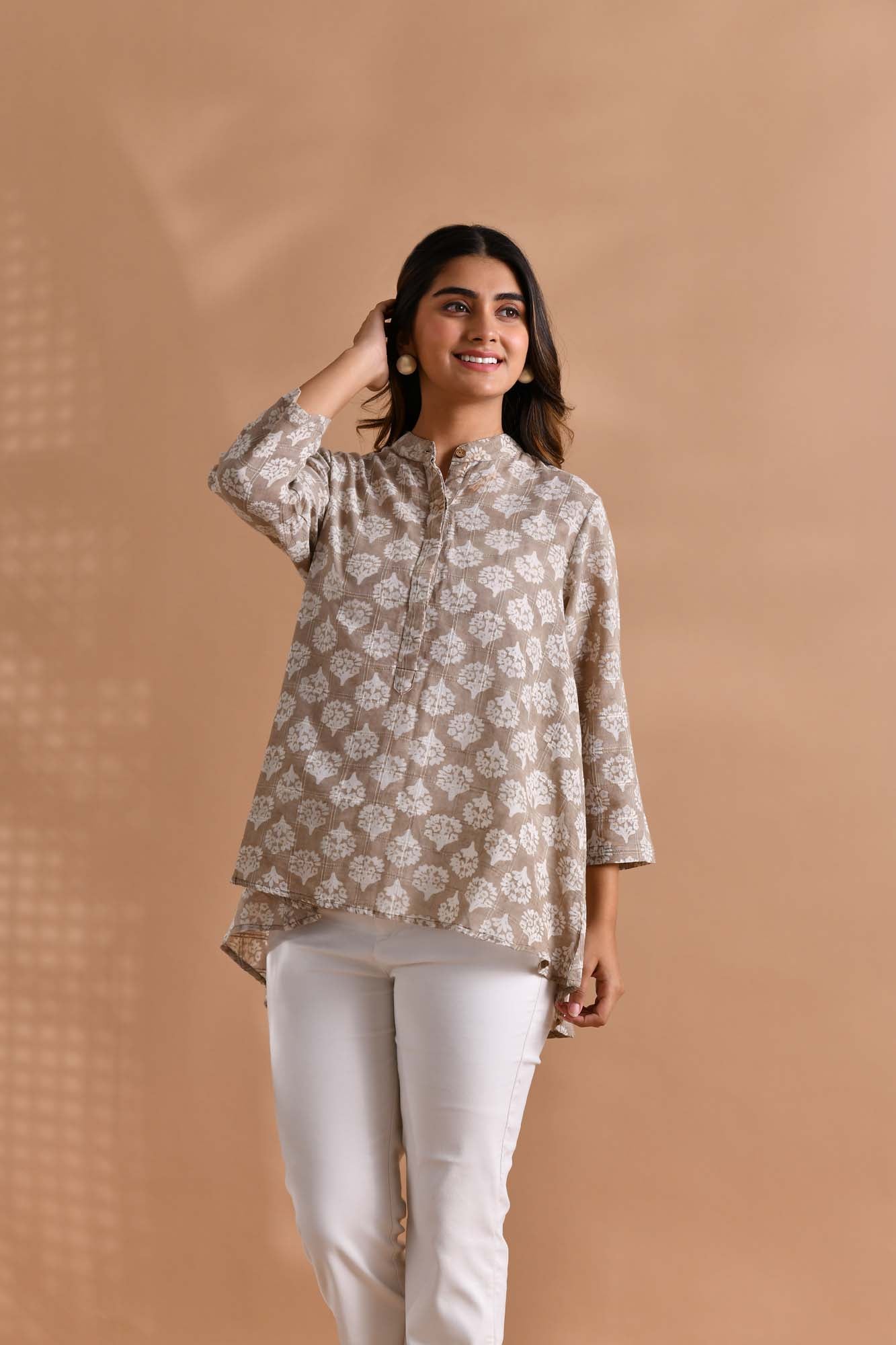 Maati Naturewood Checkered  Shirt