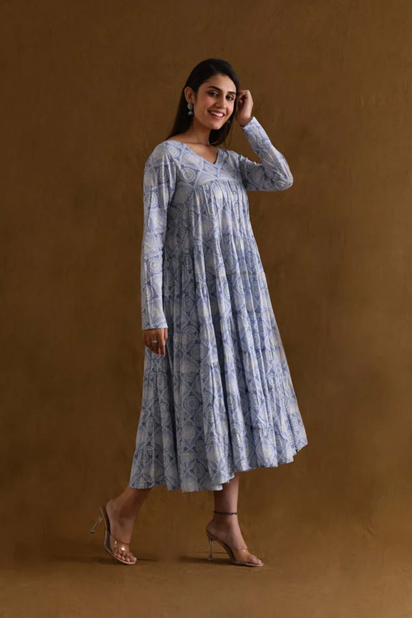 Dress Long Tier Clover Neela