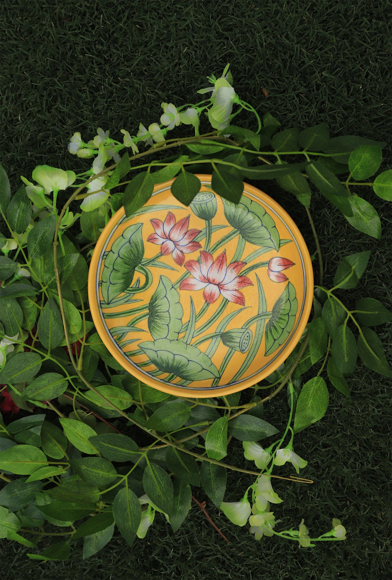 Plate Pink Lotus