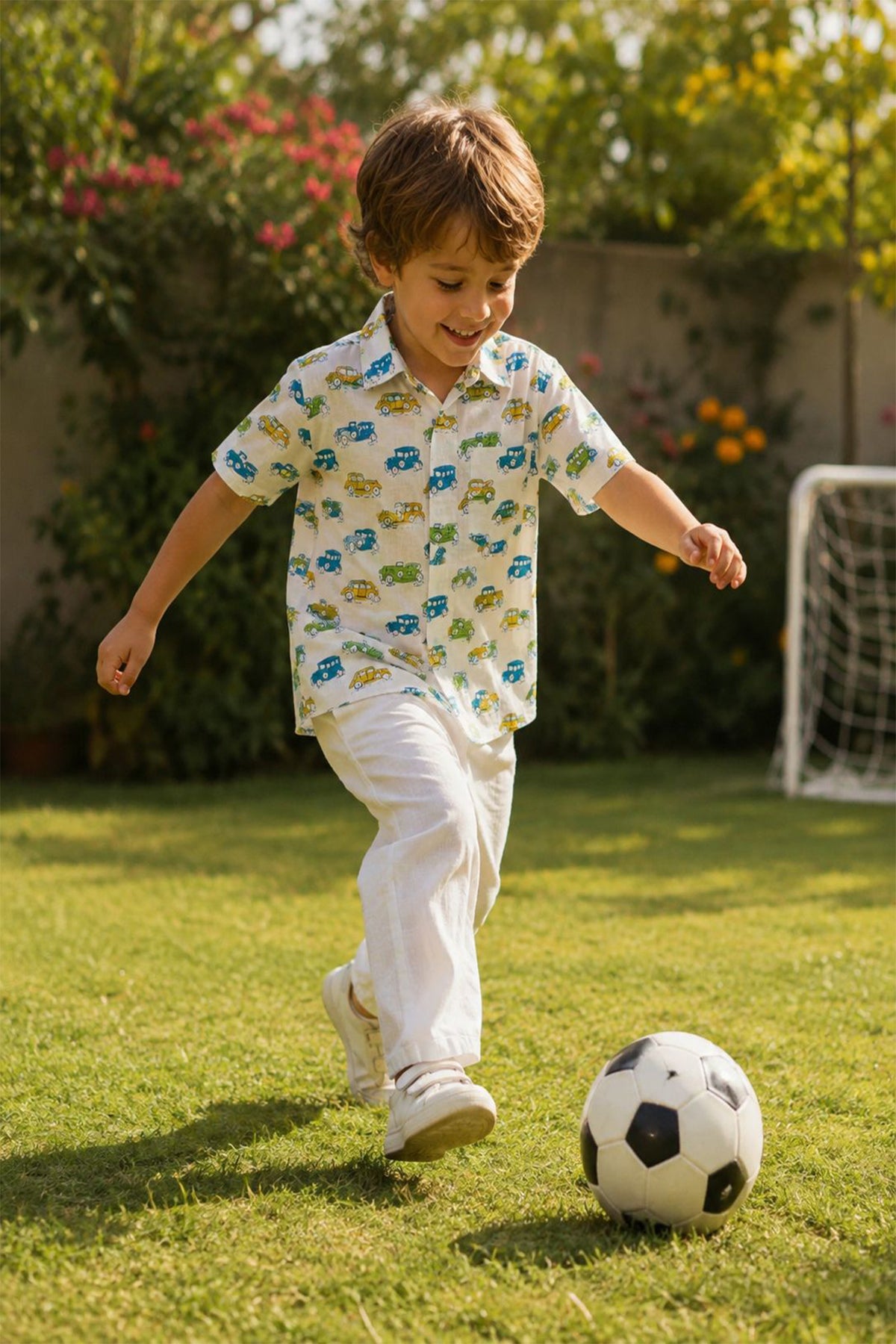 Colorful Cars Boy Shirt