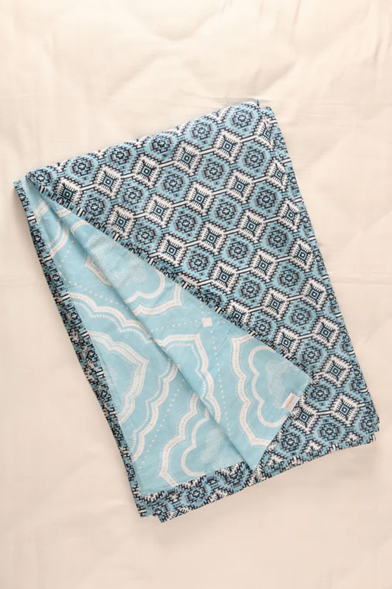Dohar-The Checkered Blue - Set of 2