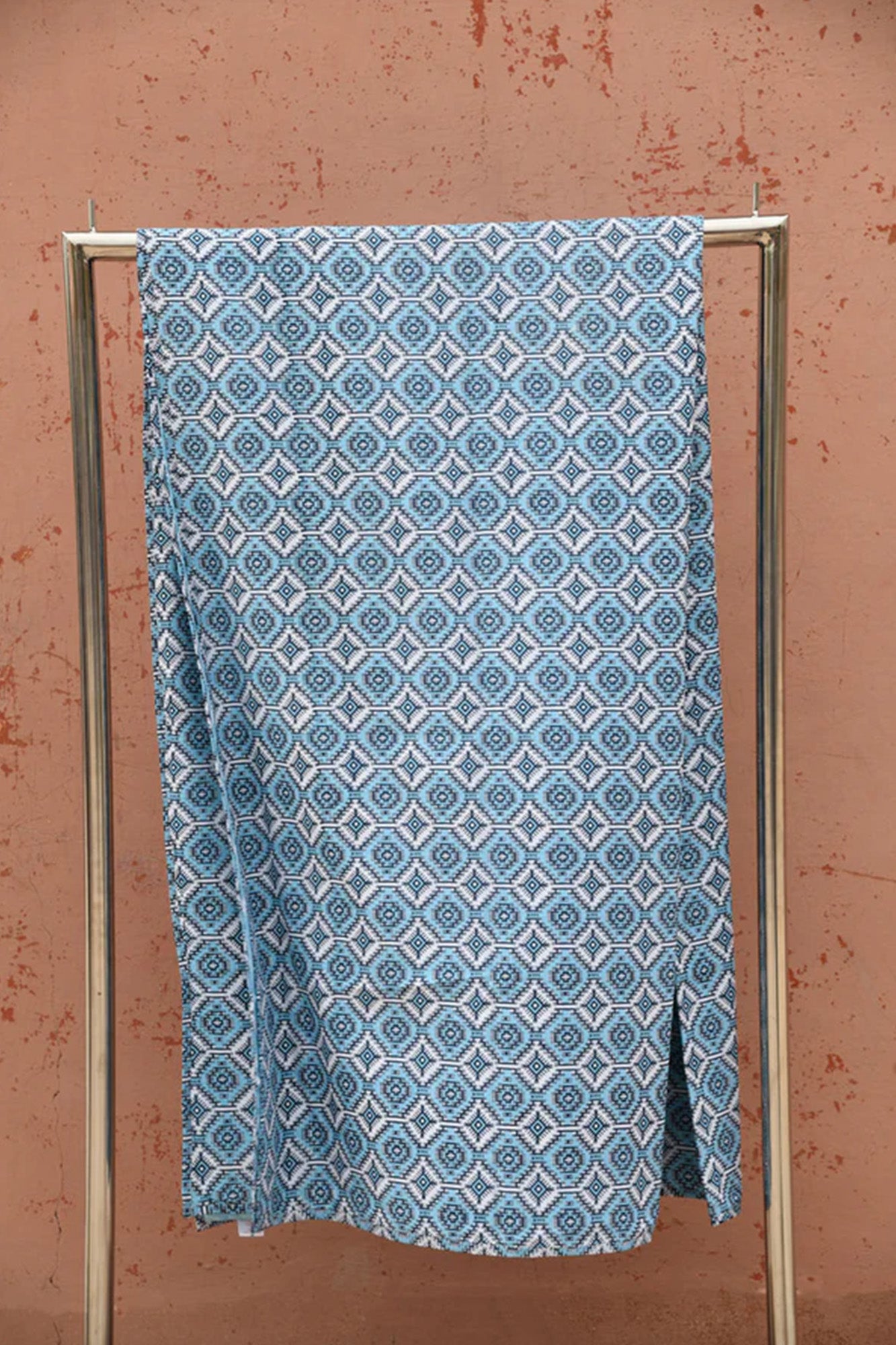 Dohar-The Checkered Blue - Set of 2