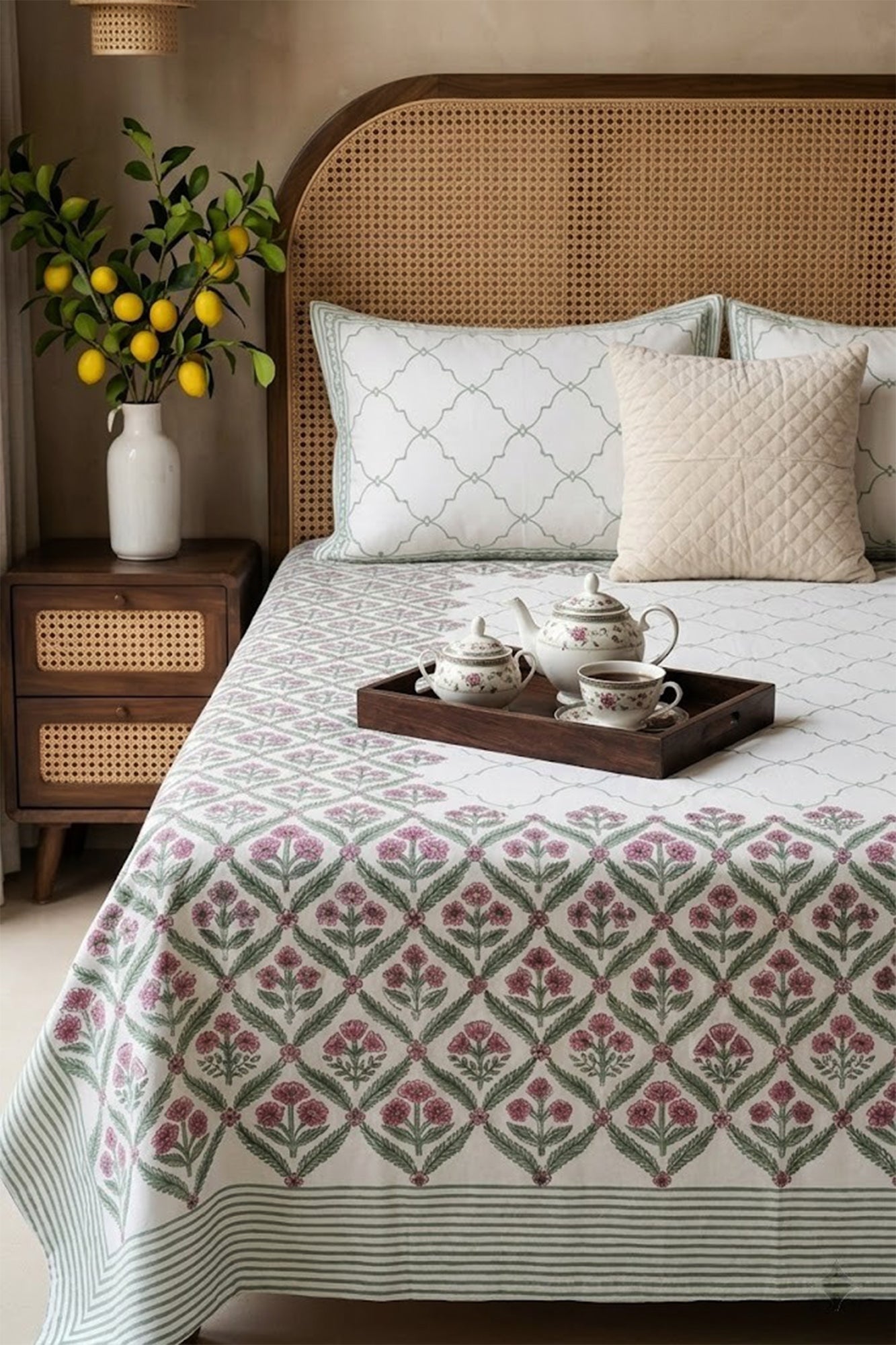 Gulzar Bed Sheet With Pillow Covers