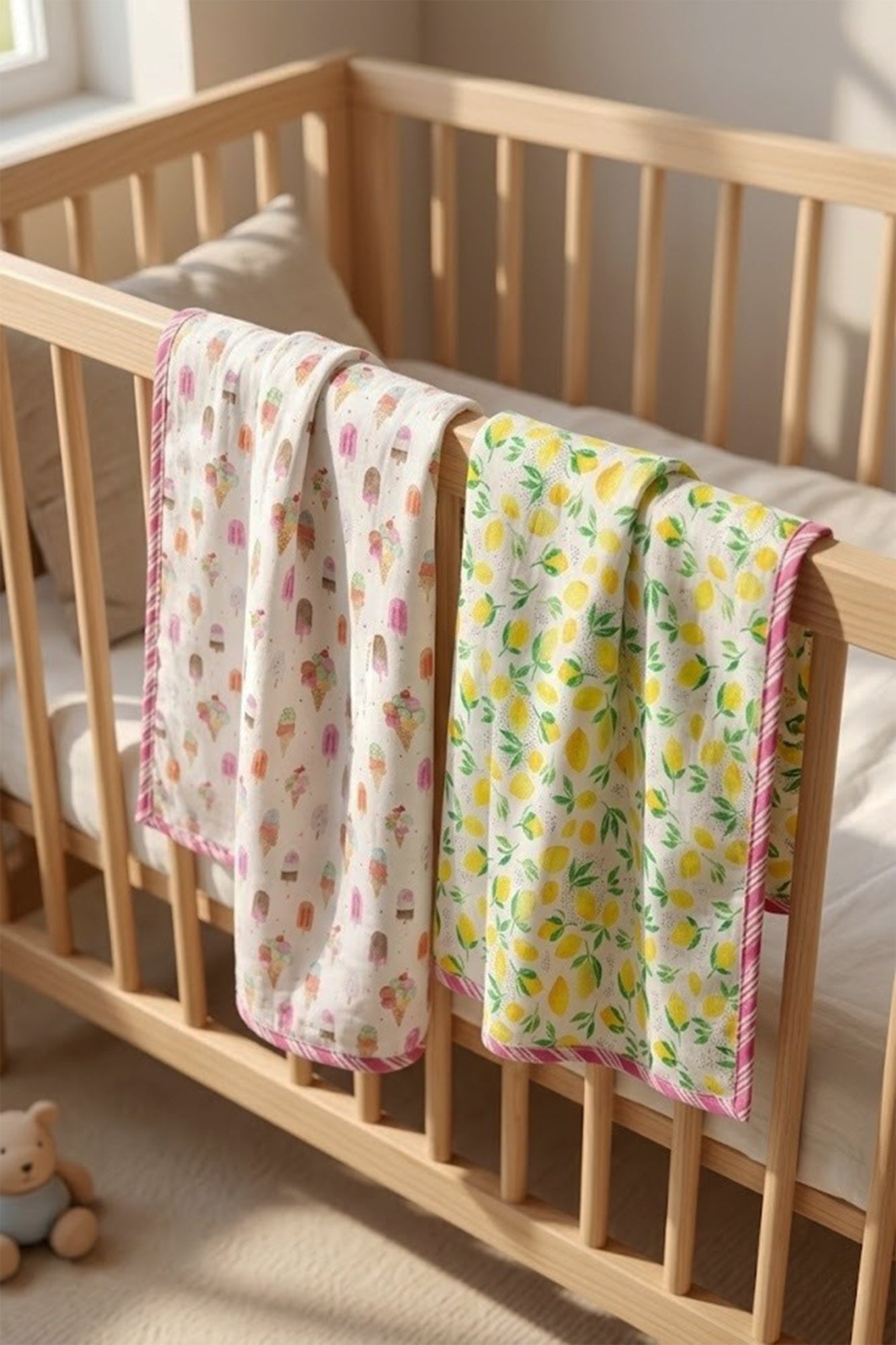 Ice Cream Swaddle Pair