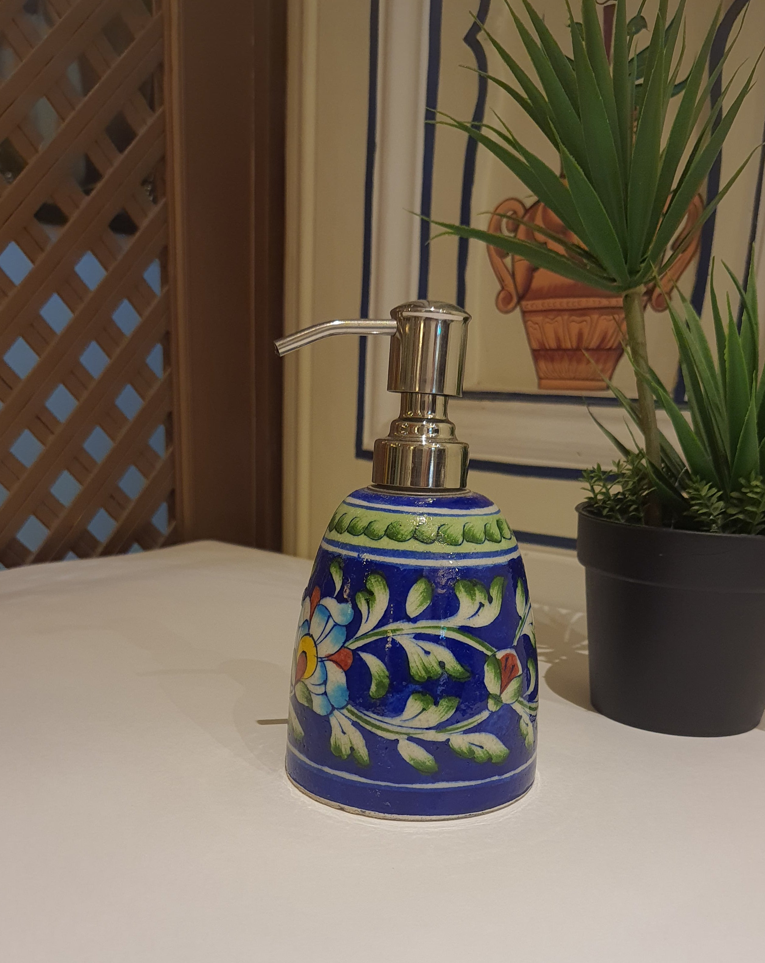 Dispencer Blue Ceramic