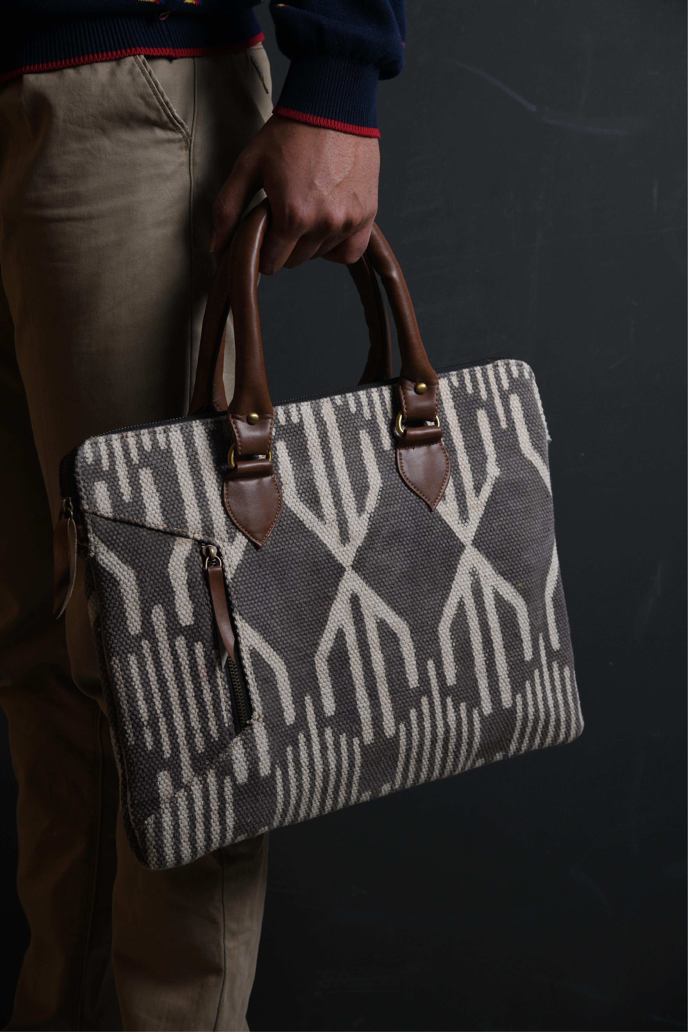 Grey Duotone Laptop Bag